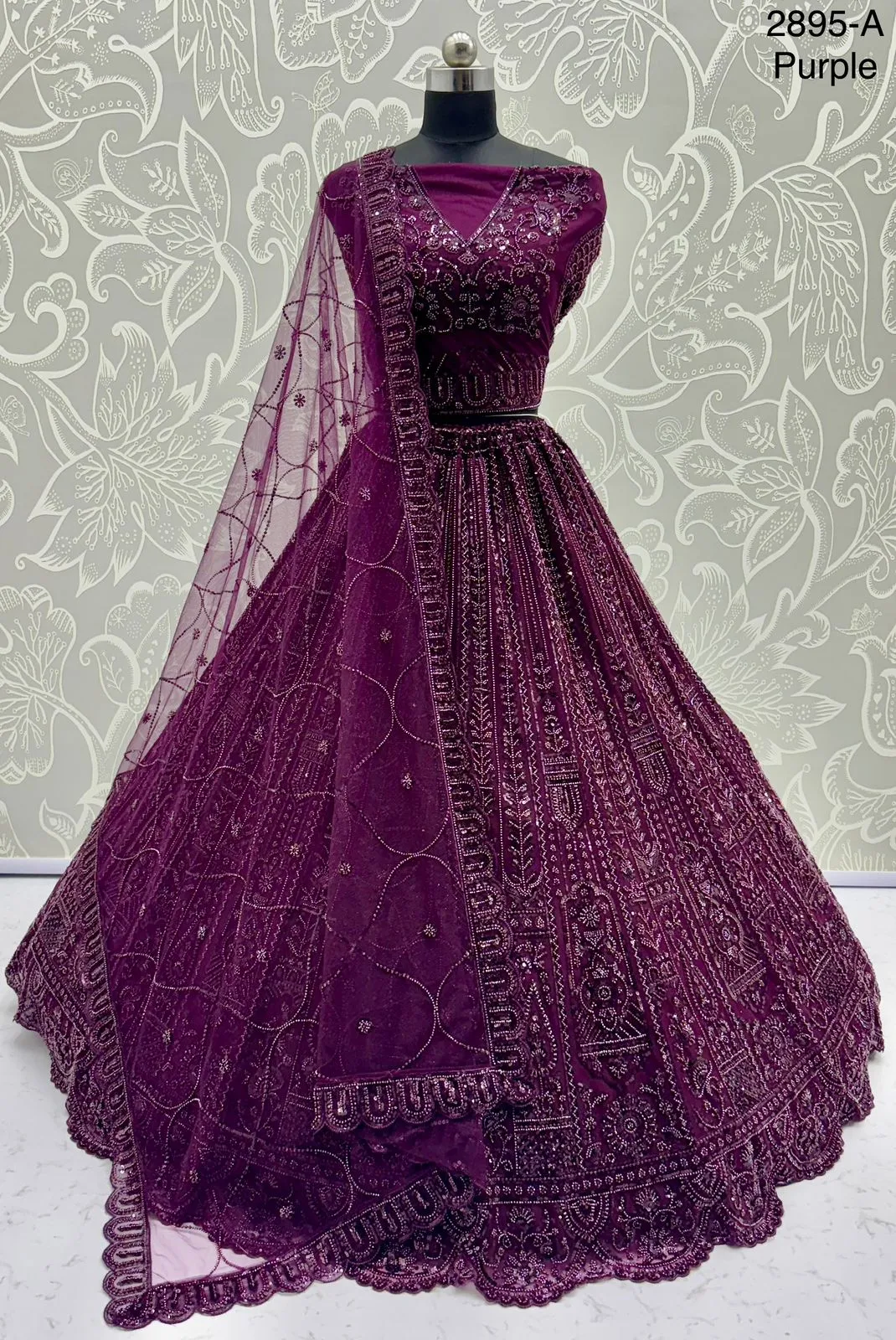 Handwork Bridal Lehenga Choli Design 2025