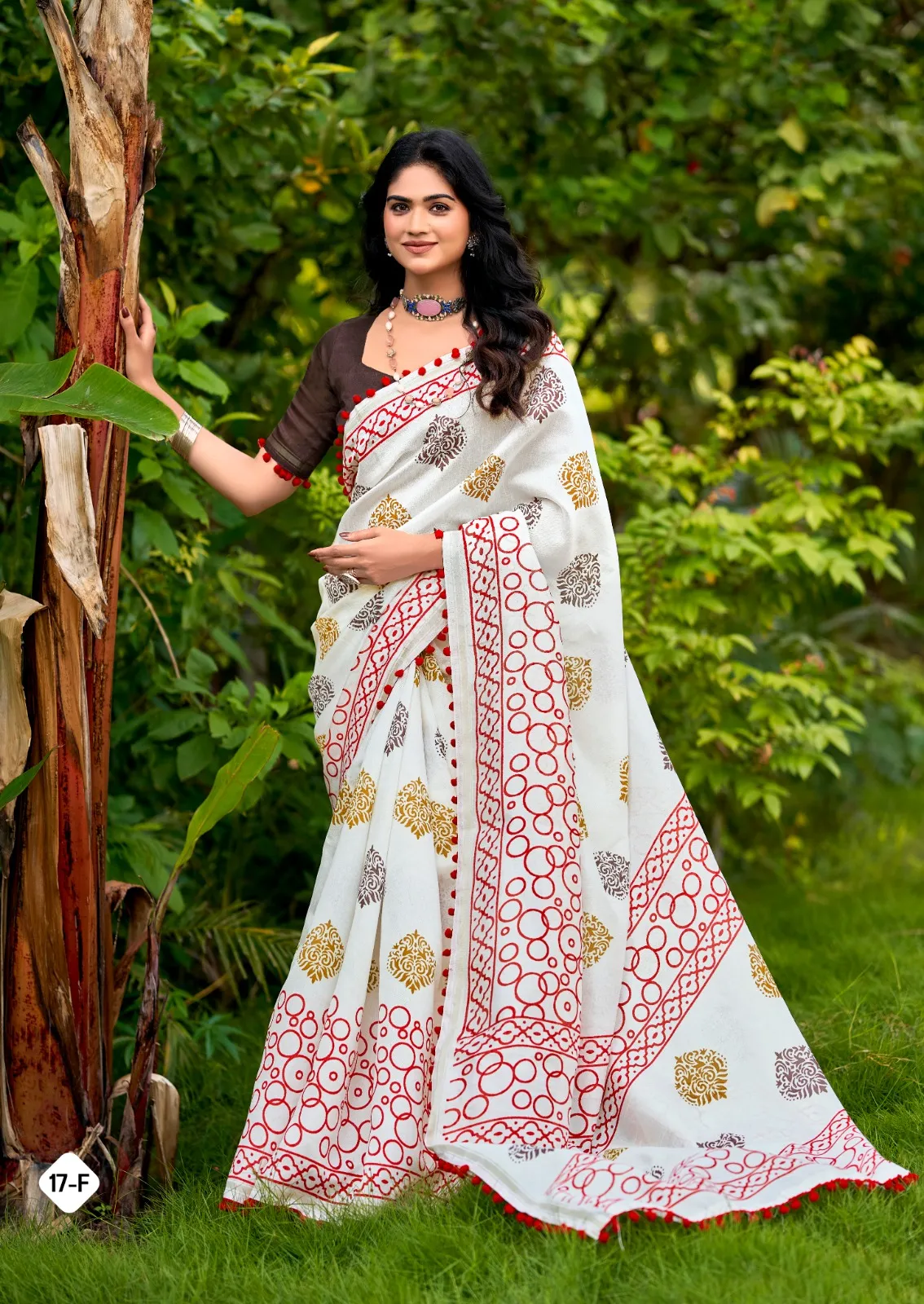 Mul Mul Cotton Saree with Unique Pattern