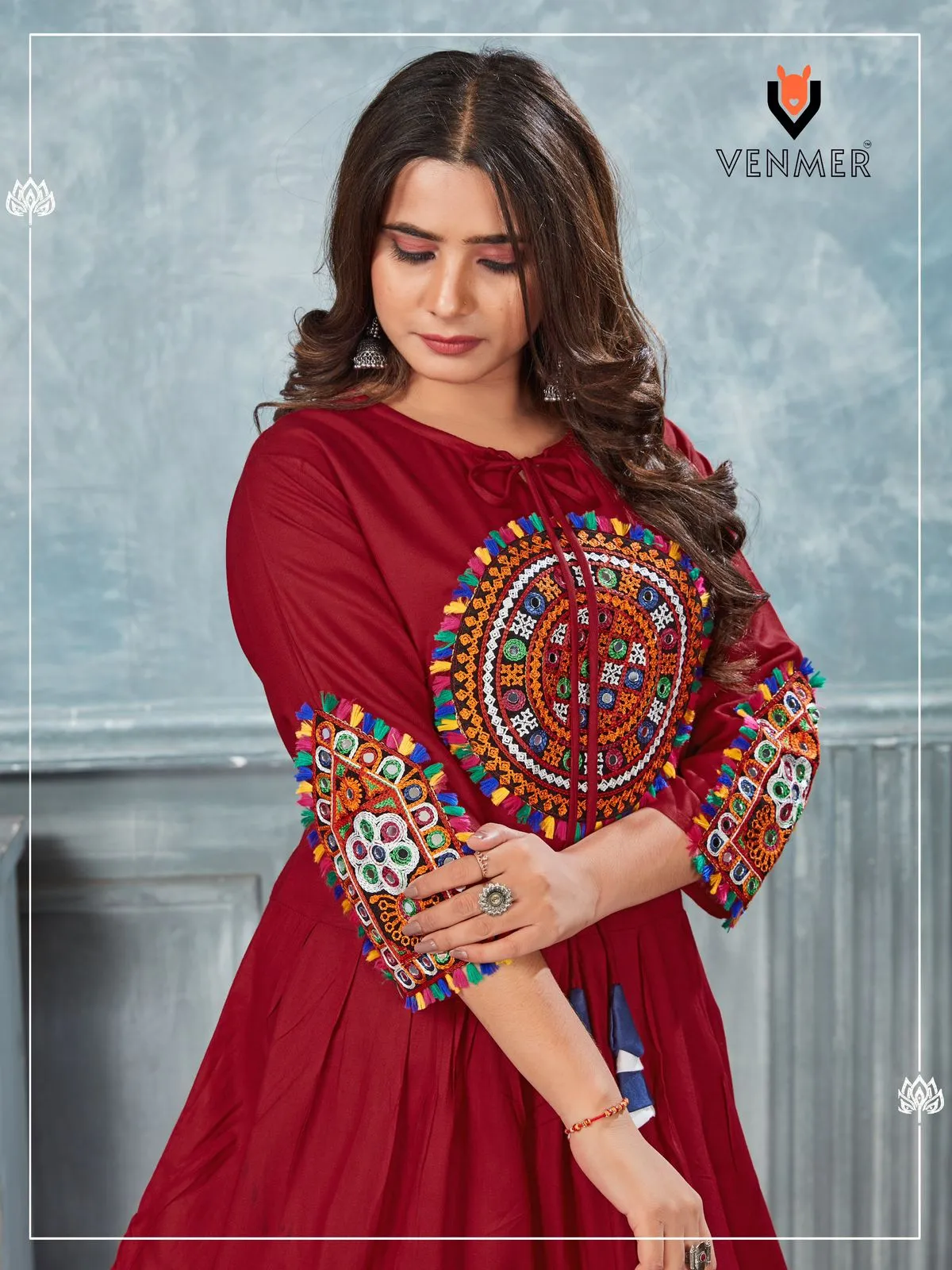 Navratri Wear Kedia and Tulip Pants
