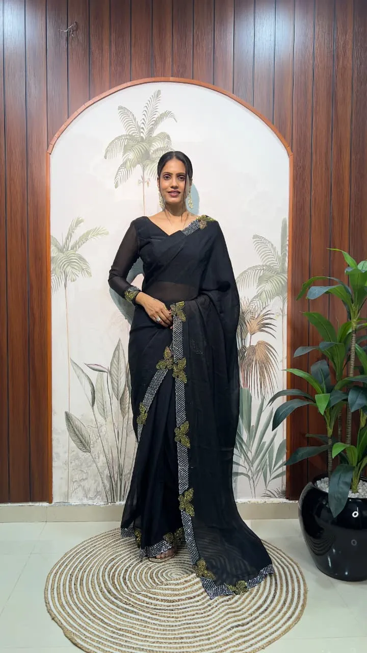 Ready to Wear Pastel Wedding Saree