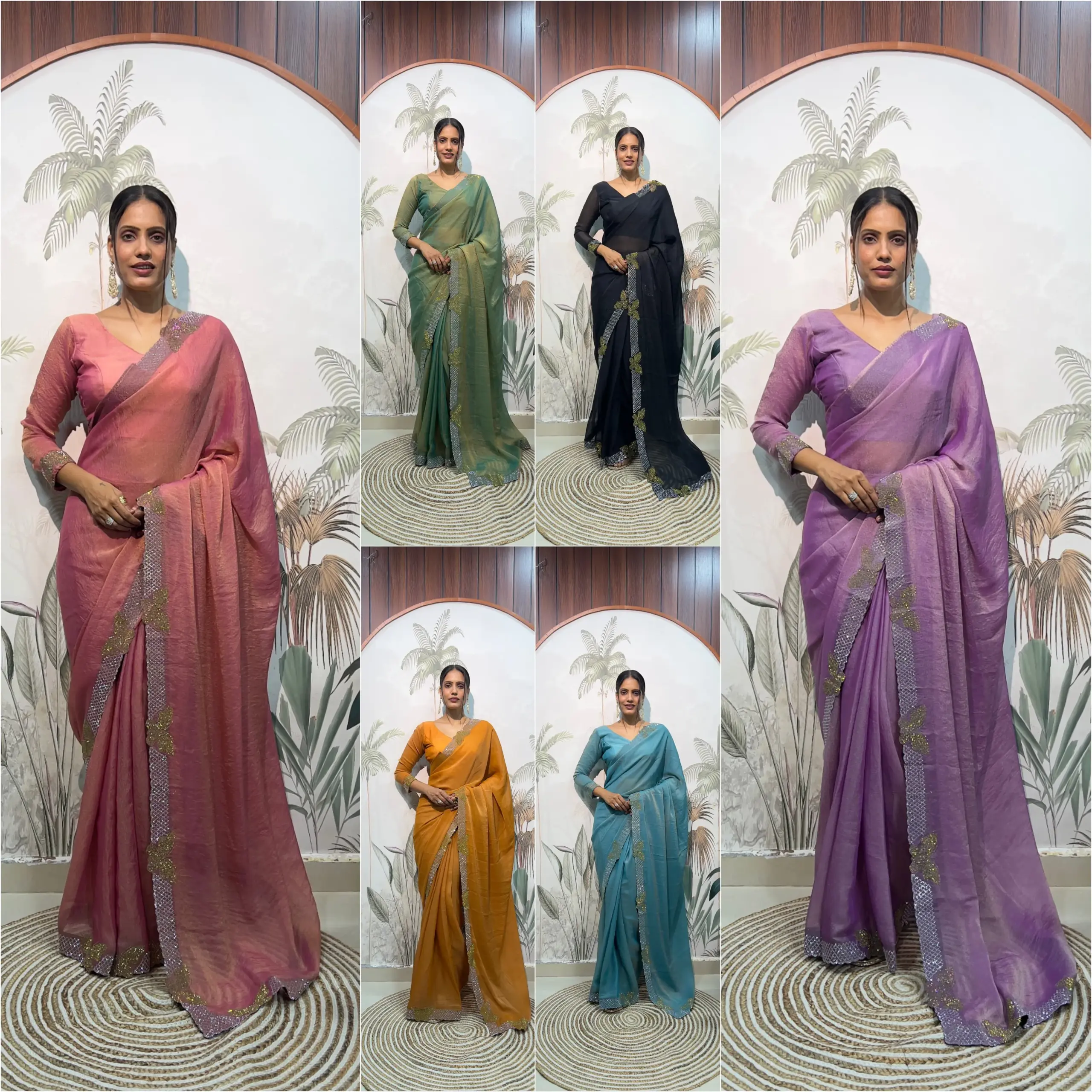 Ready to Wear Pastel Wedding Saree