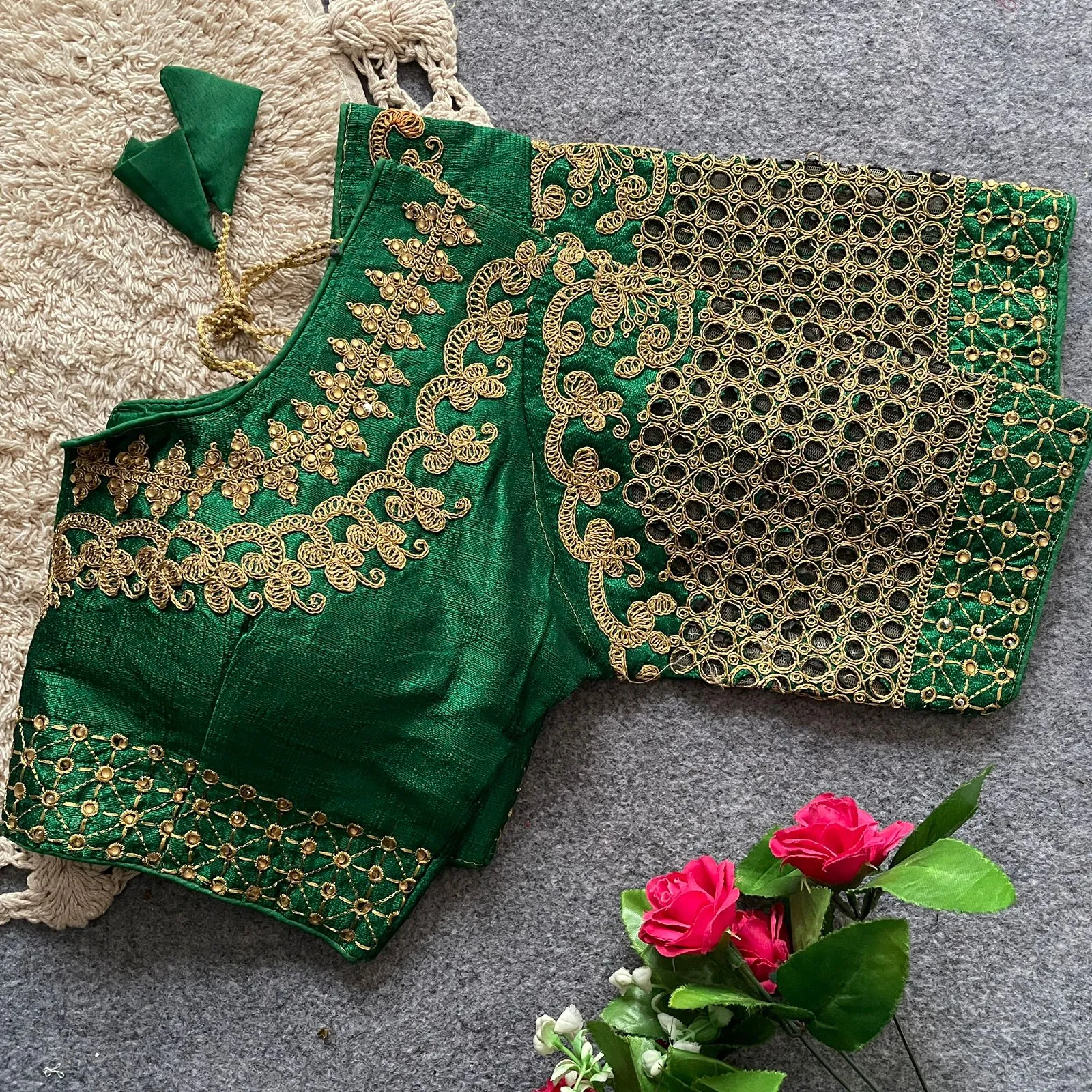 Silk Wedding Wear Blouse