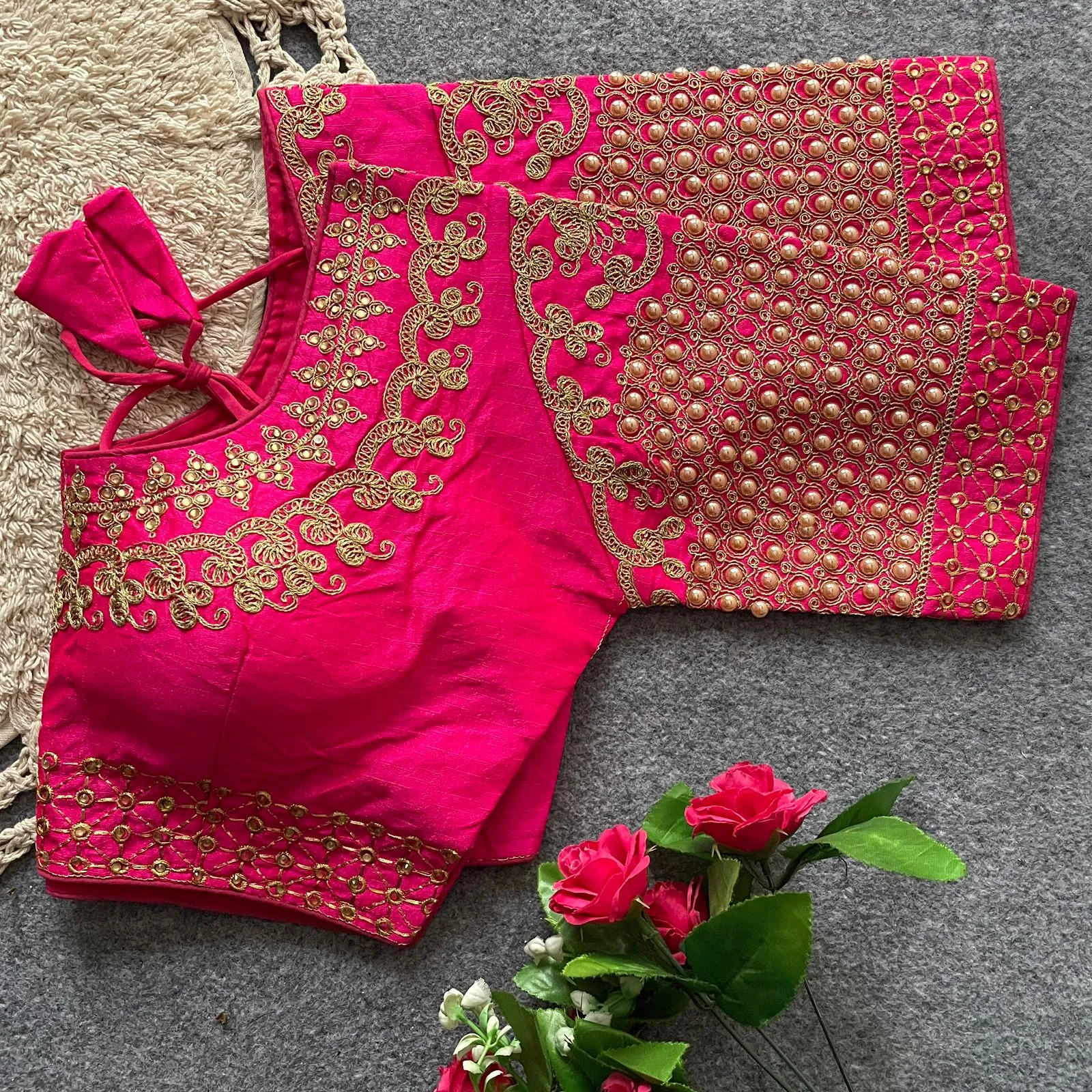 Silk Wedding Wear Blouse
