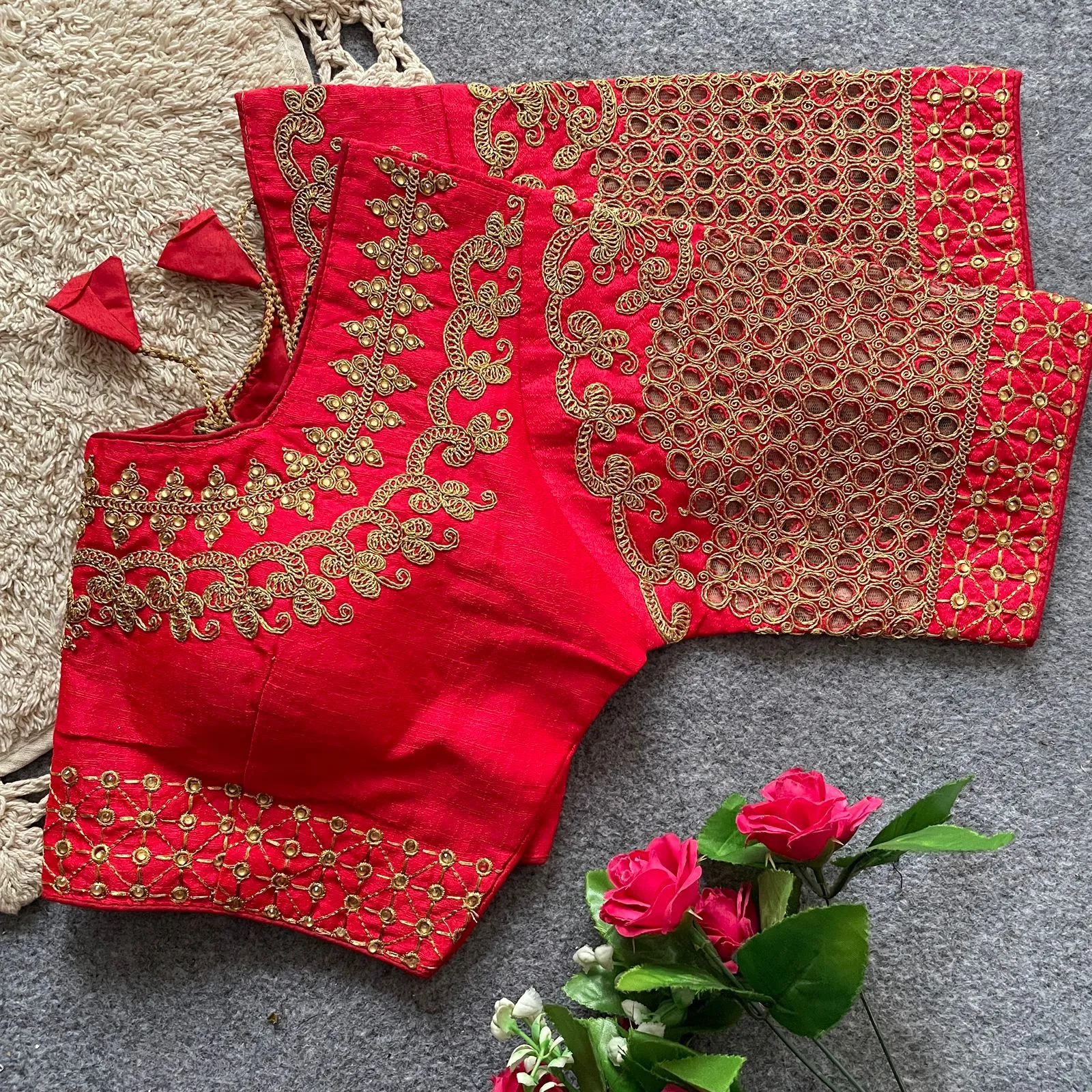 Silk Wedding Wear Blouse