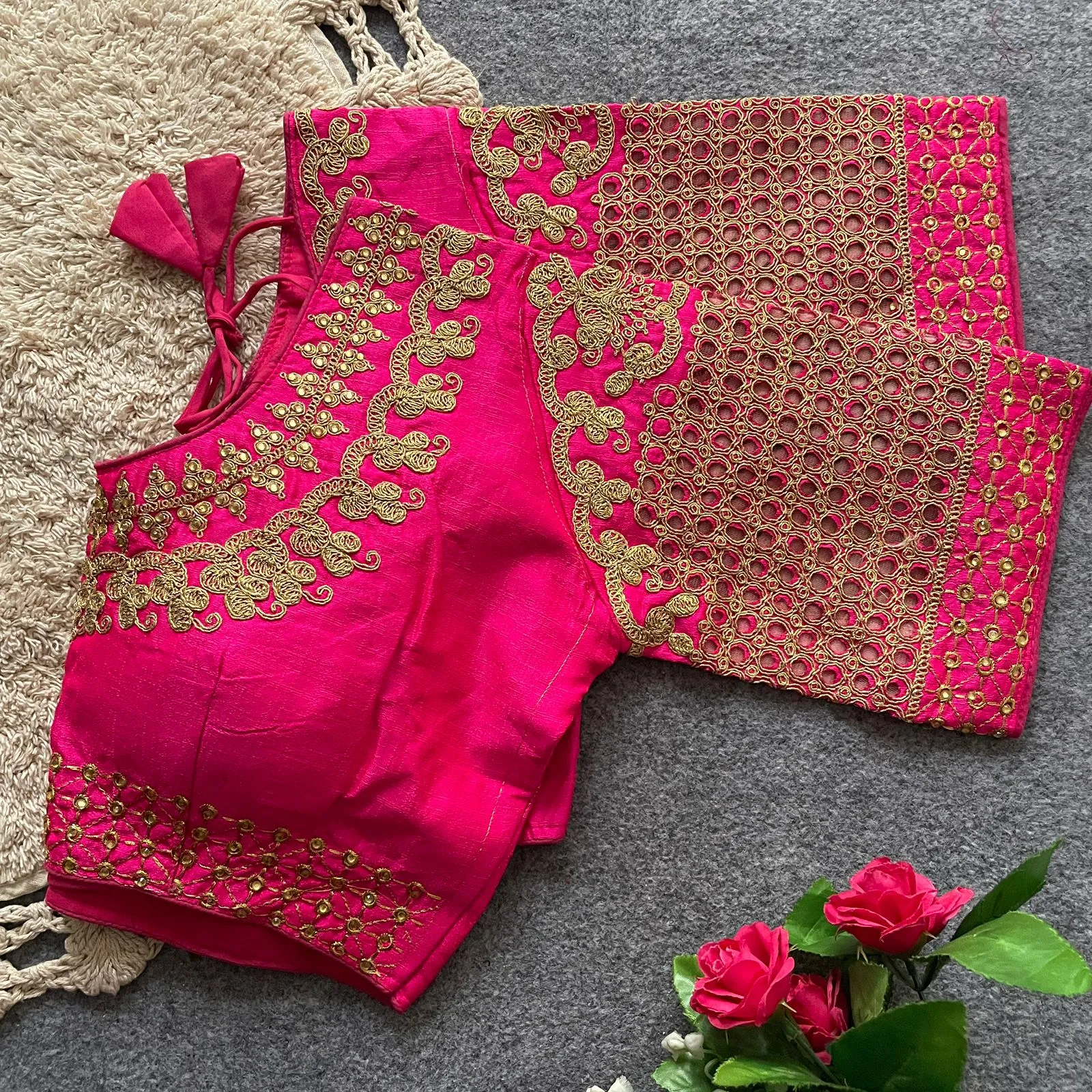 Silk Wedding Wear Blouse