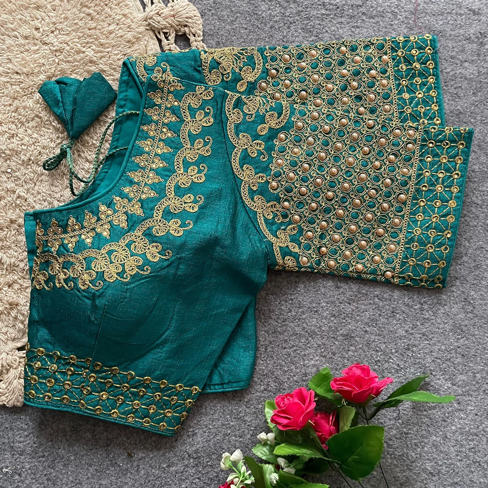 Silk Wedding Wear Blouse
