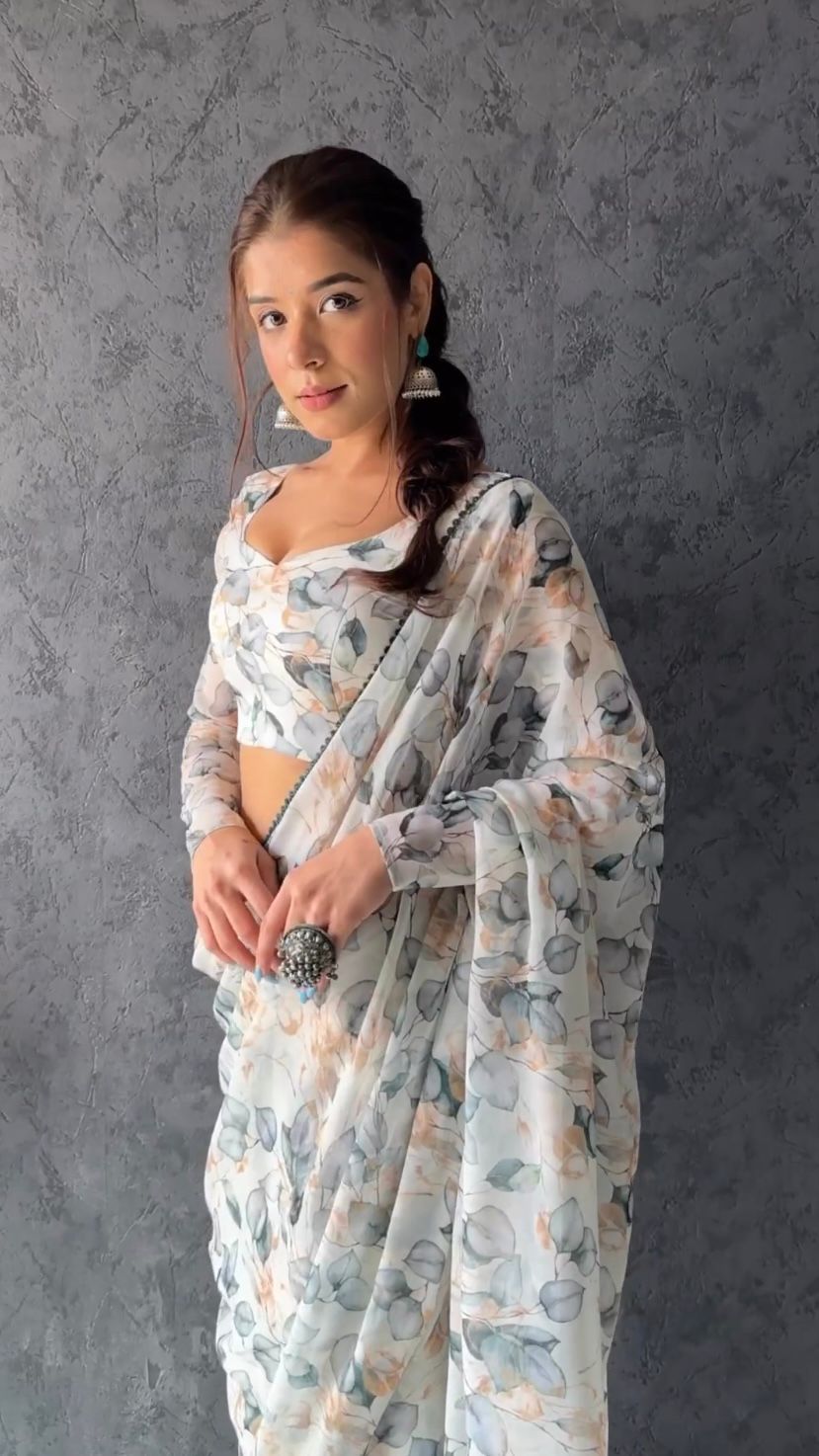 Dreamy Floral RTW Saree