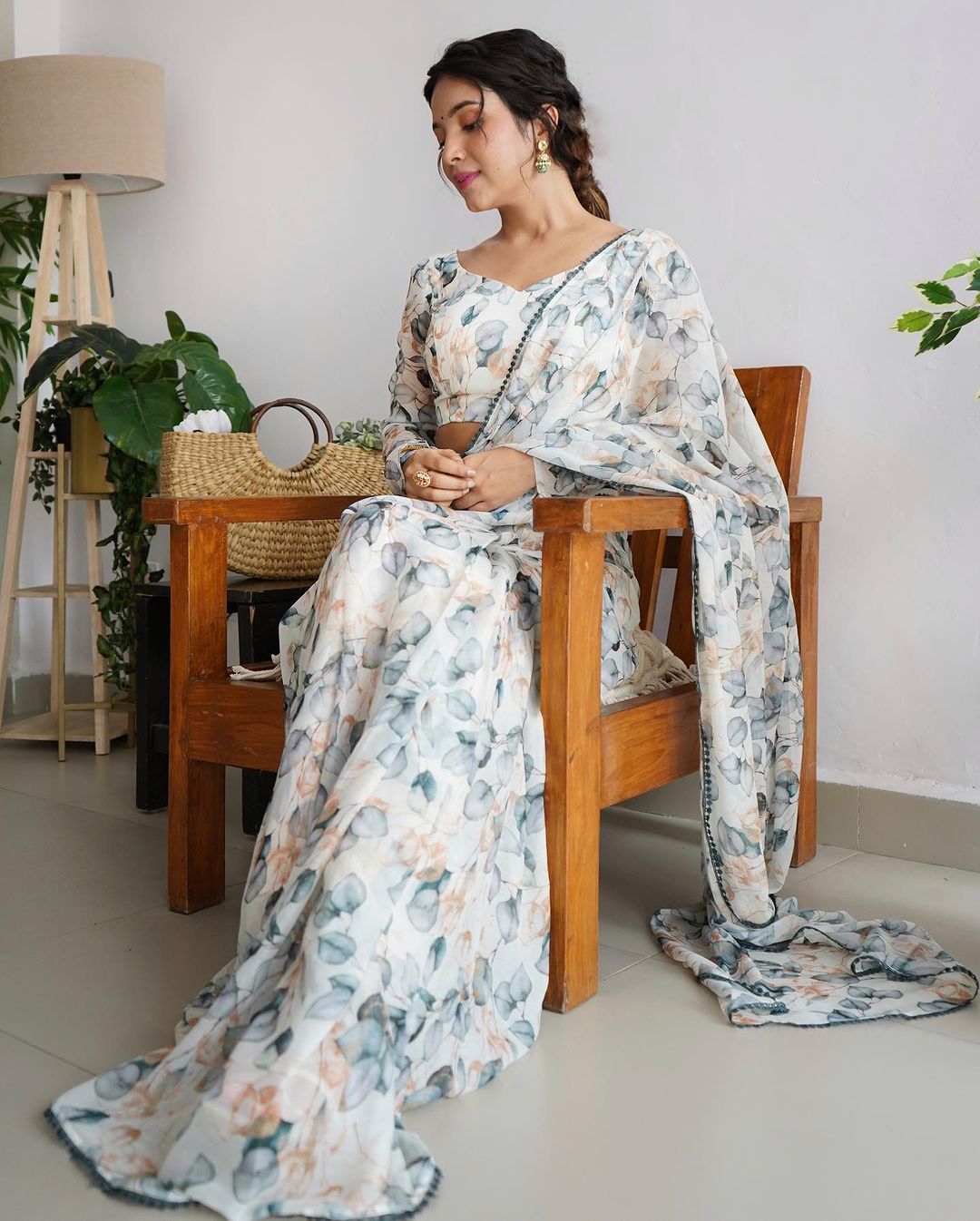 Dreamy Floral RTW Saree
