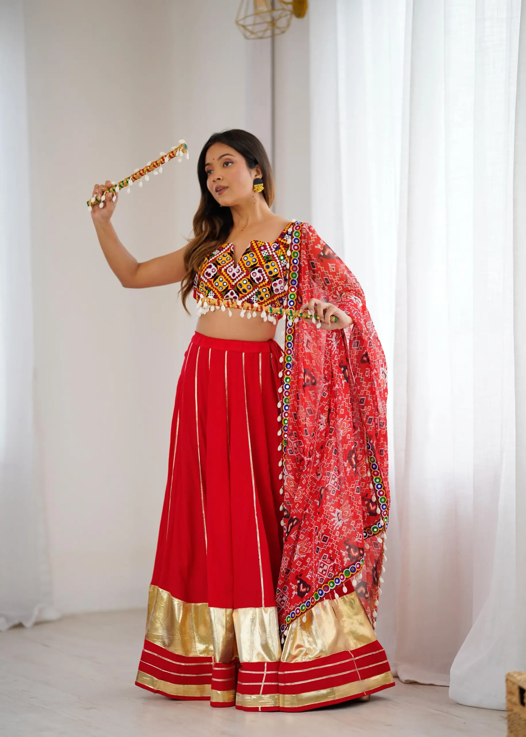 BackLess Navratri Chaniya Choli - Image 2