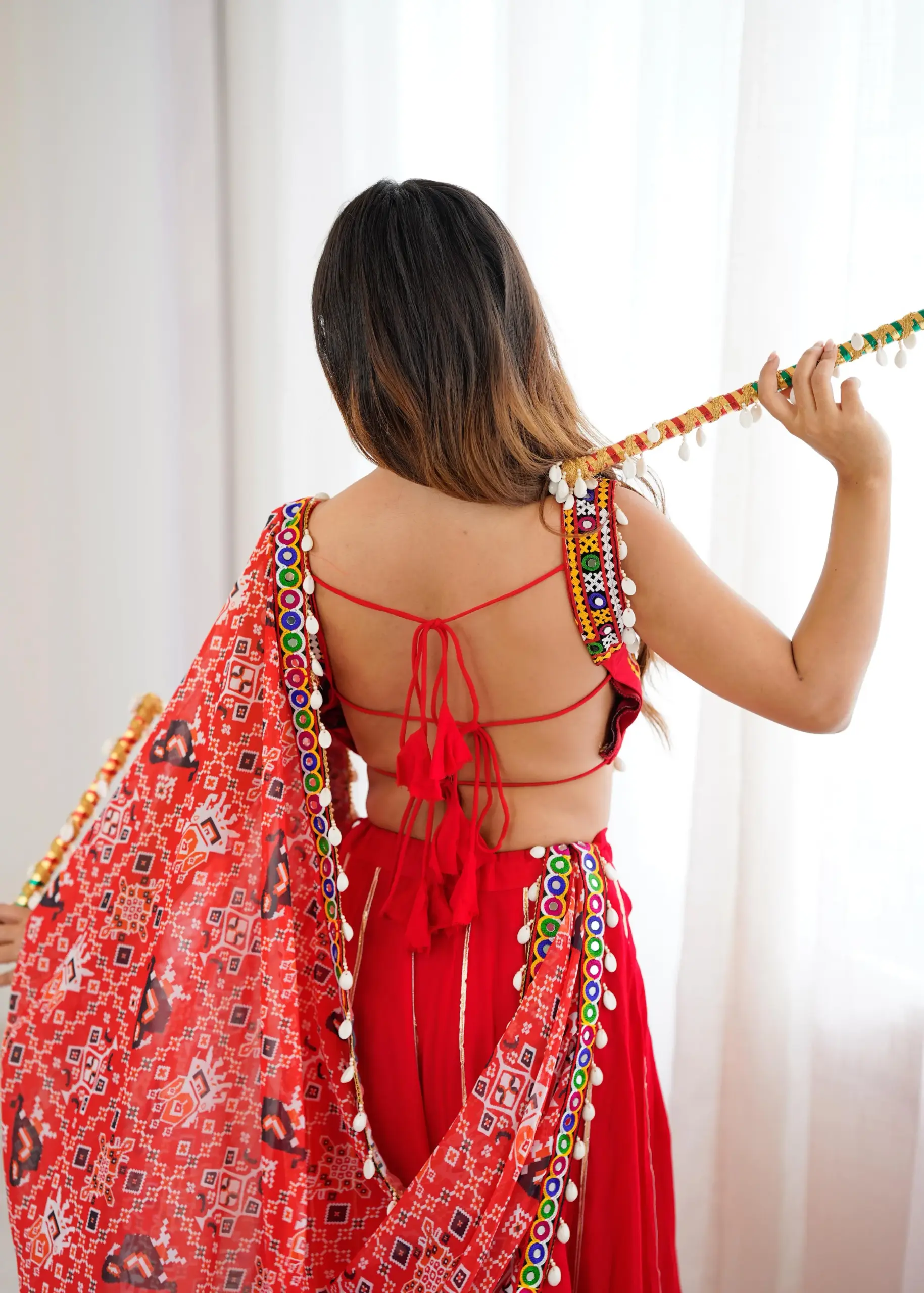 BackLess Navratri Chaniya Choli - Image 3