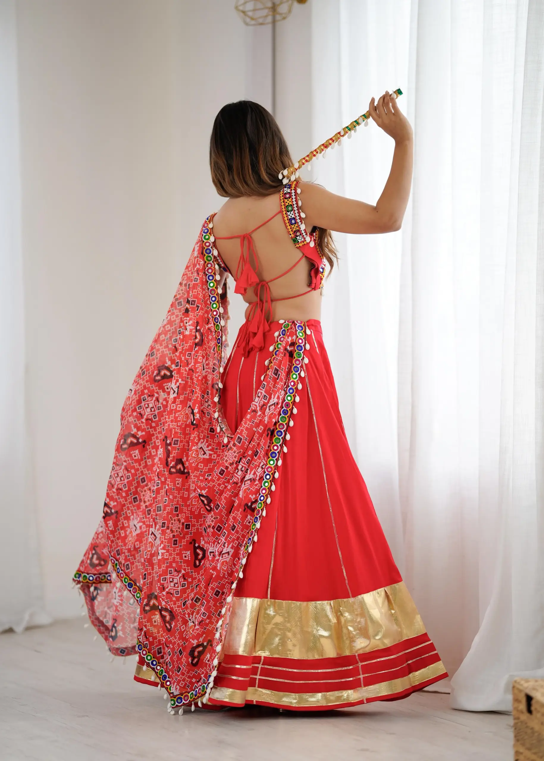 BackLess Navratri Chaniya Choli - Image 5