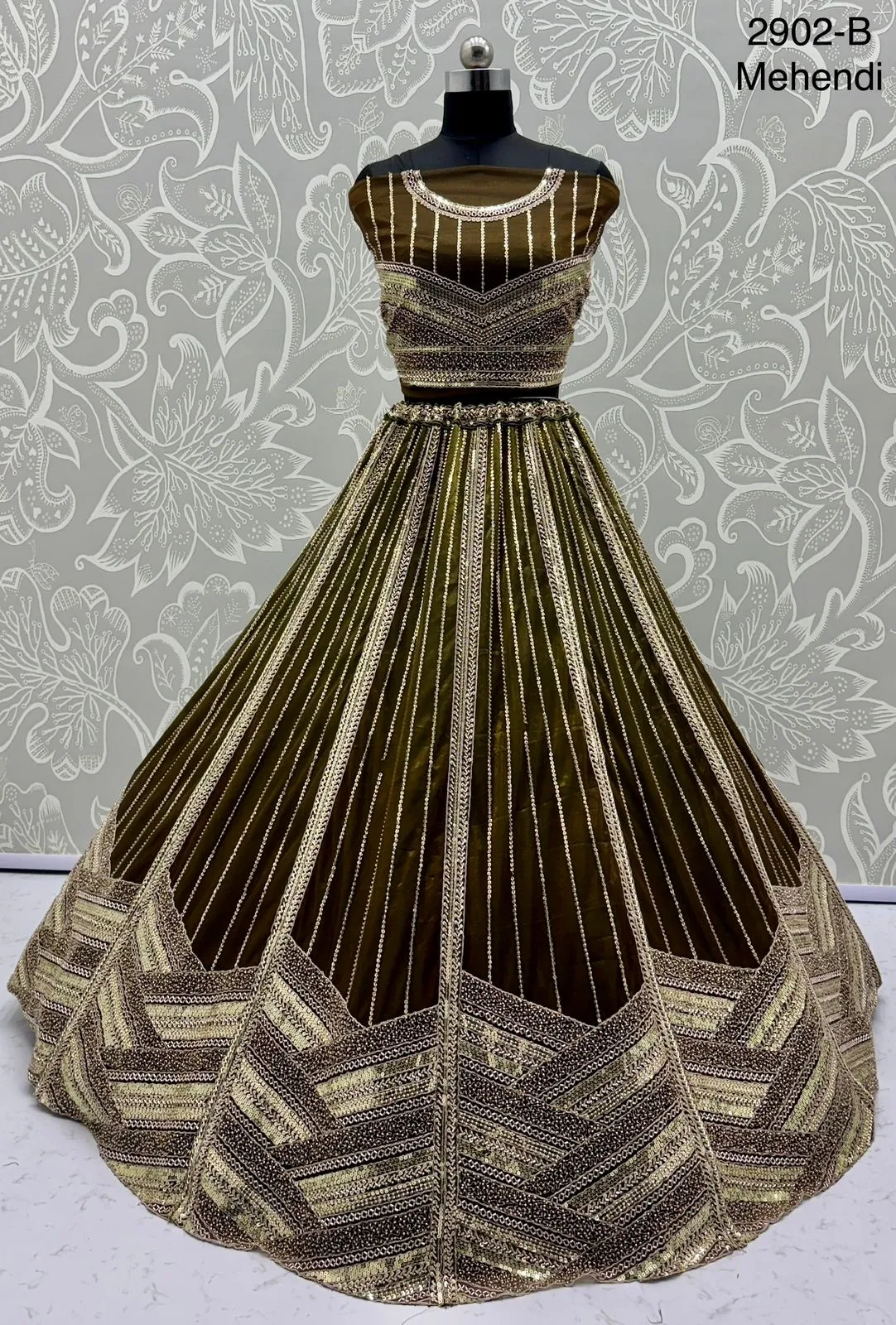 Bridal Net Lehenga Choli Designs