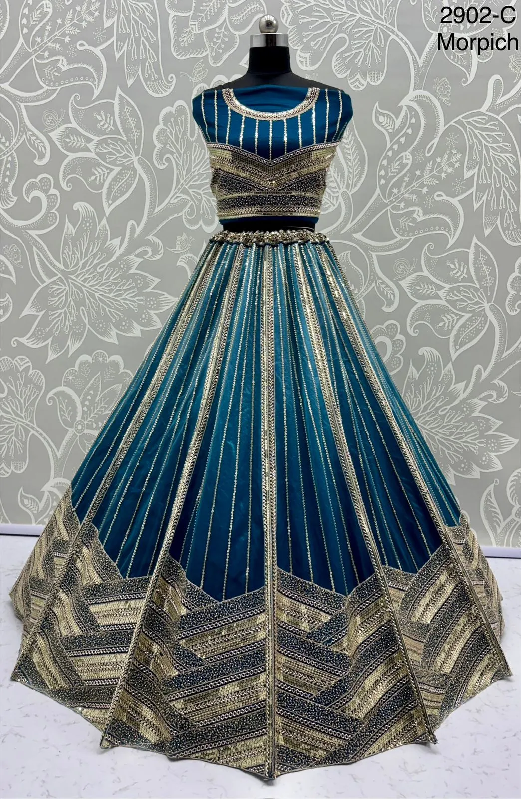 Bridal Net Lehenga Choli Designs