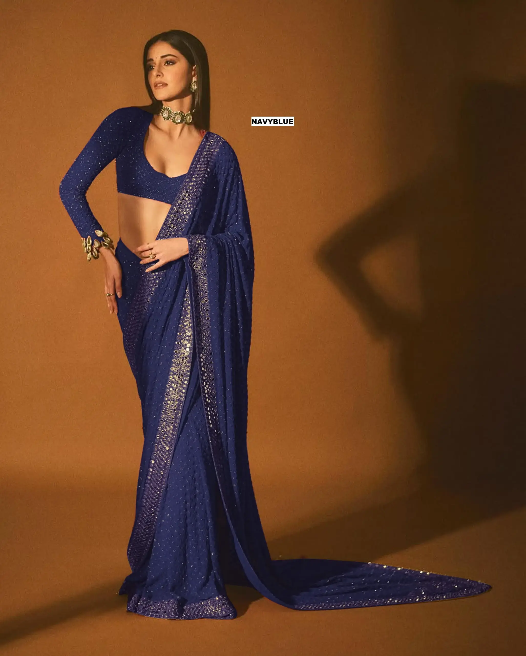 Buy Bollywood Style Border Saree