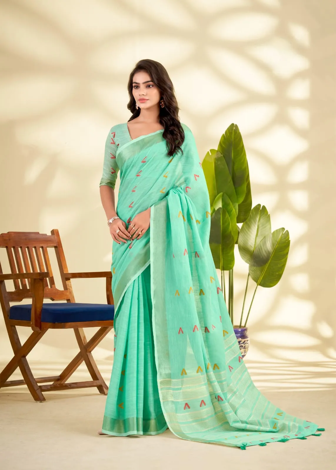 Buy Linen Sarees Online