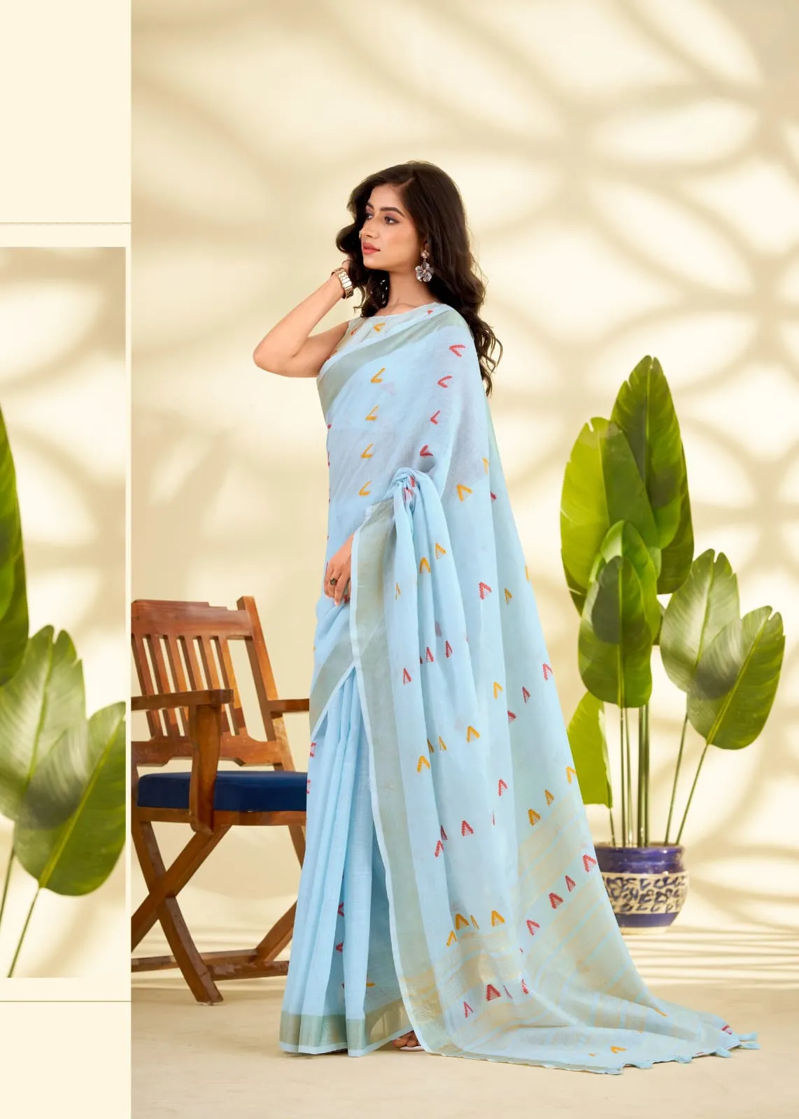 Buy Linen Sarees Online