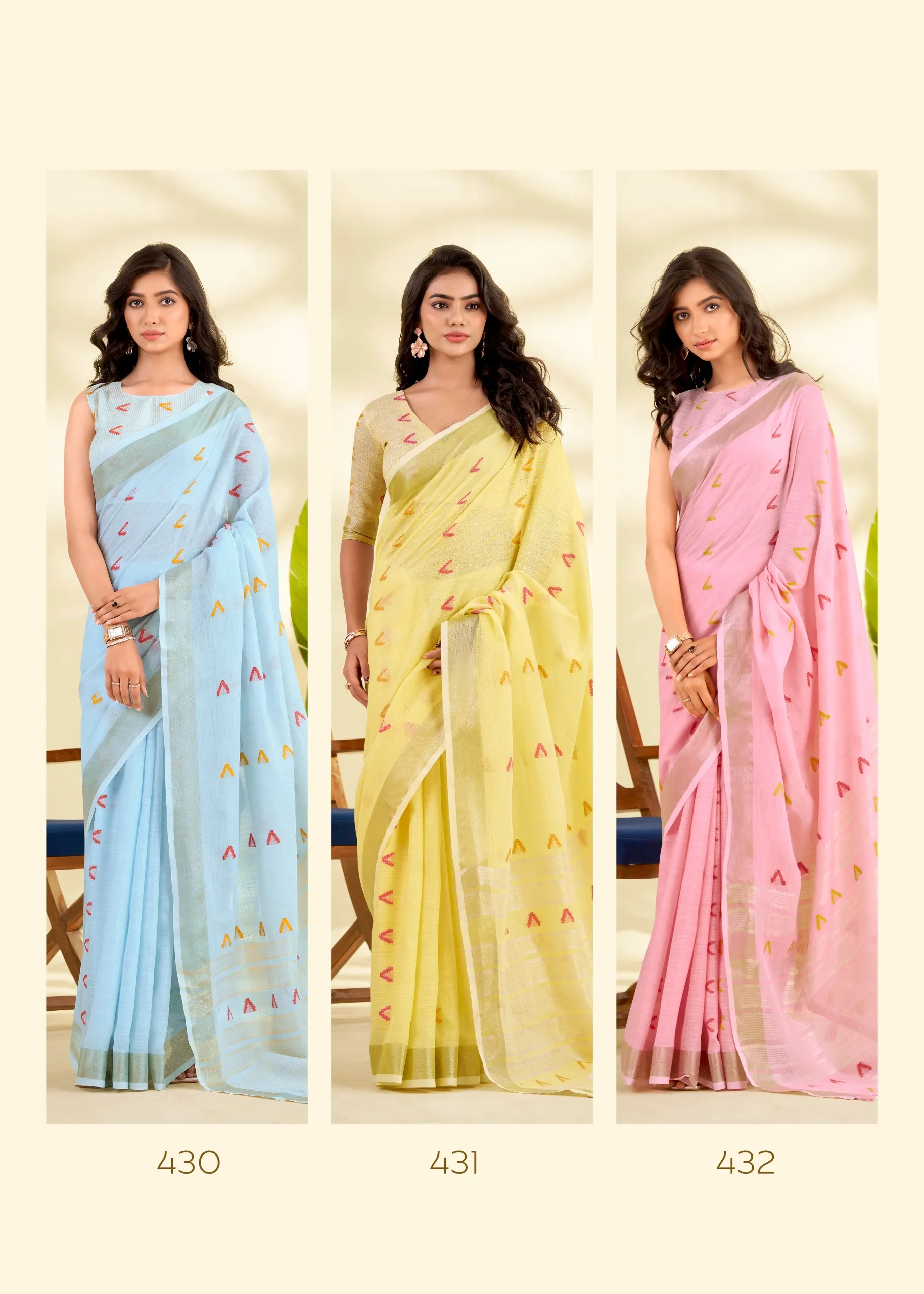 Buy Linen Sarees Online
