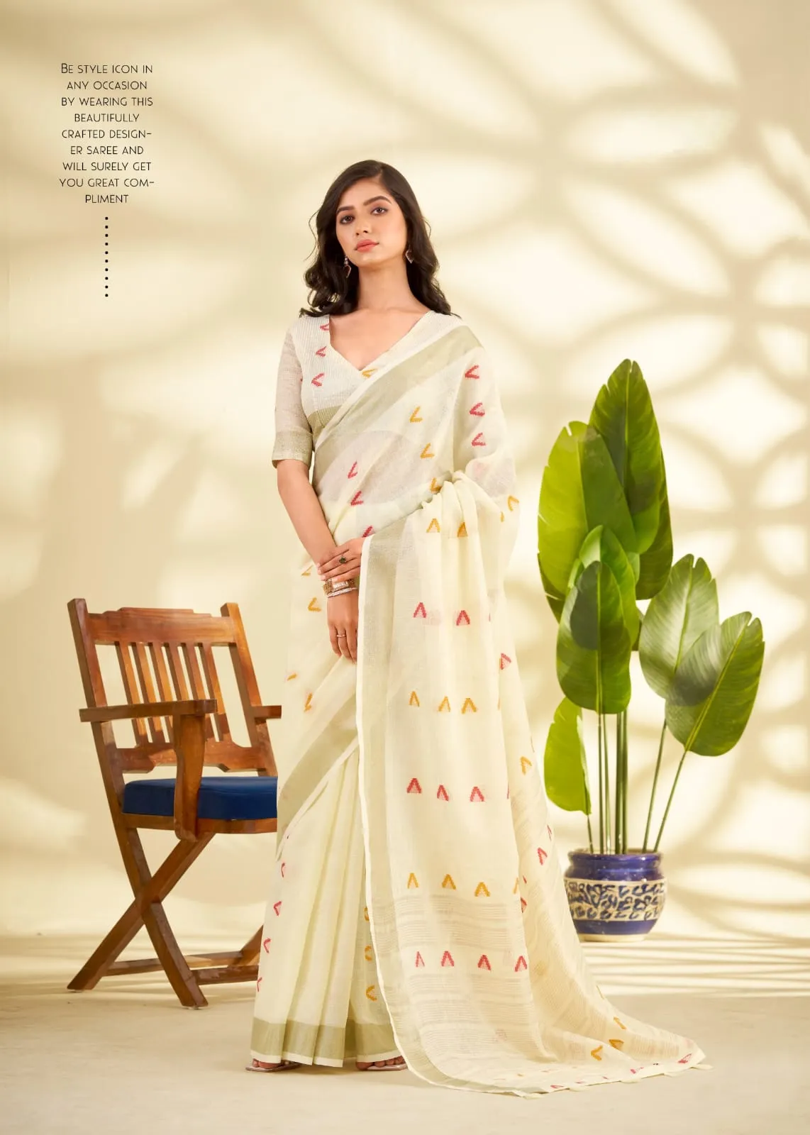 Buy Linen Sarees Online