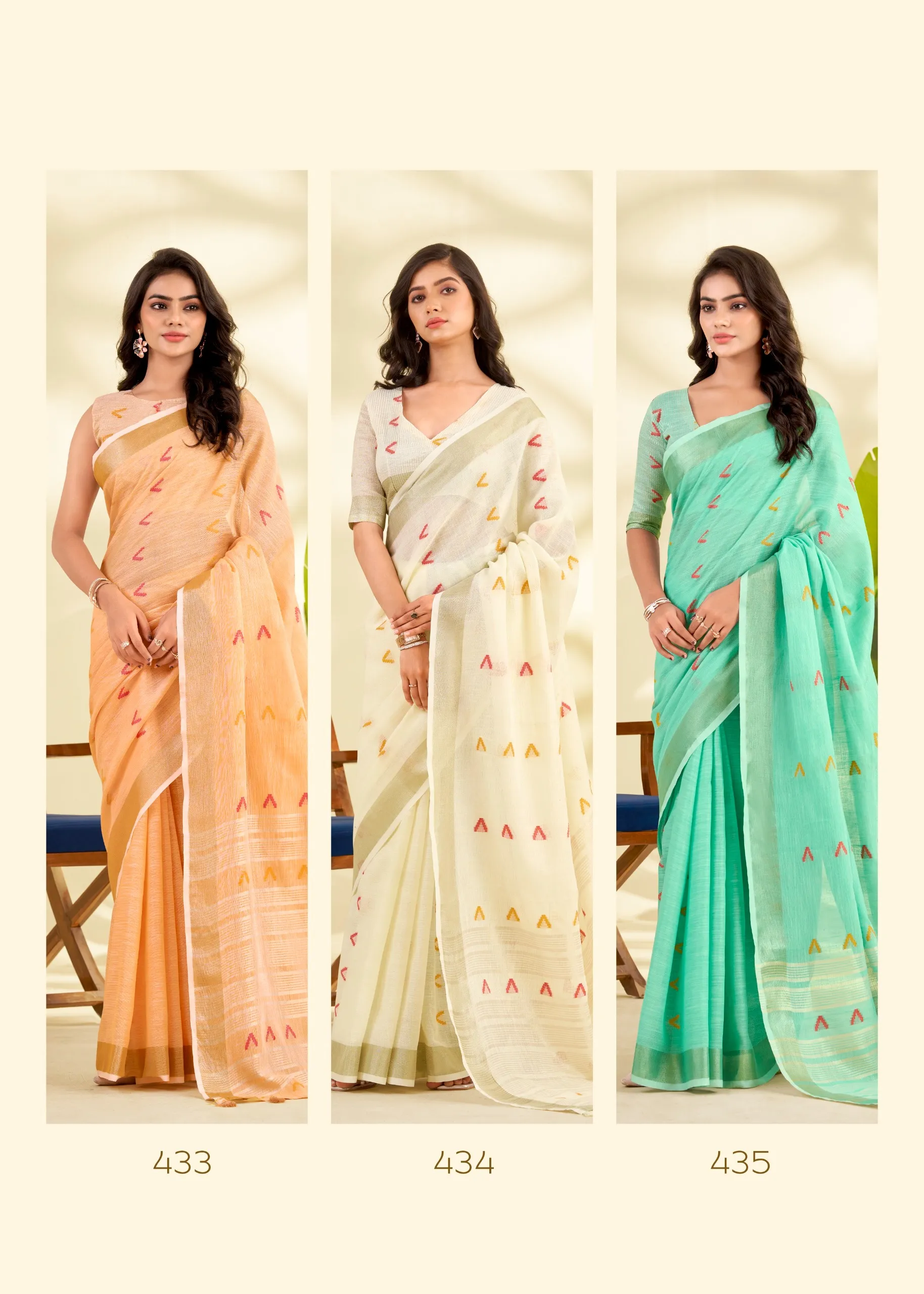 Buy Linen Sarees Online