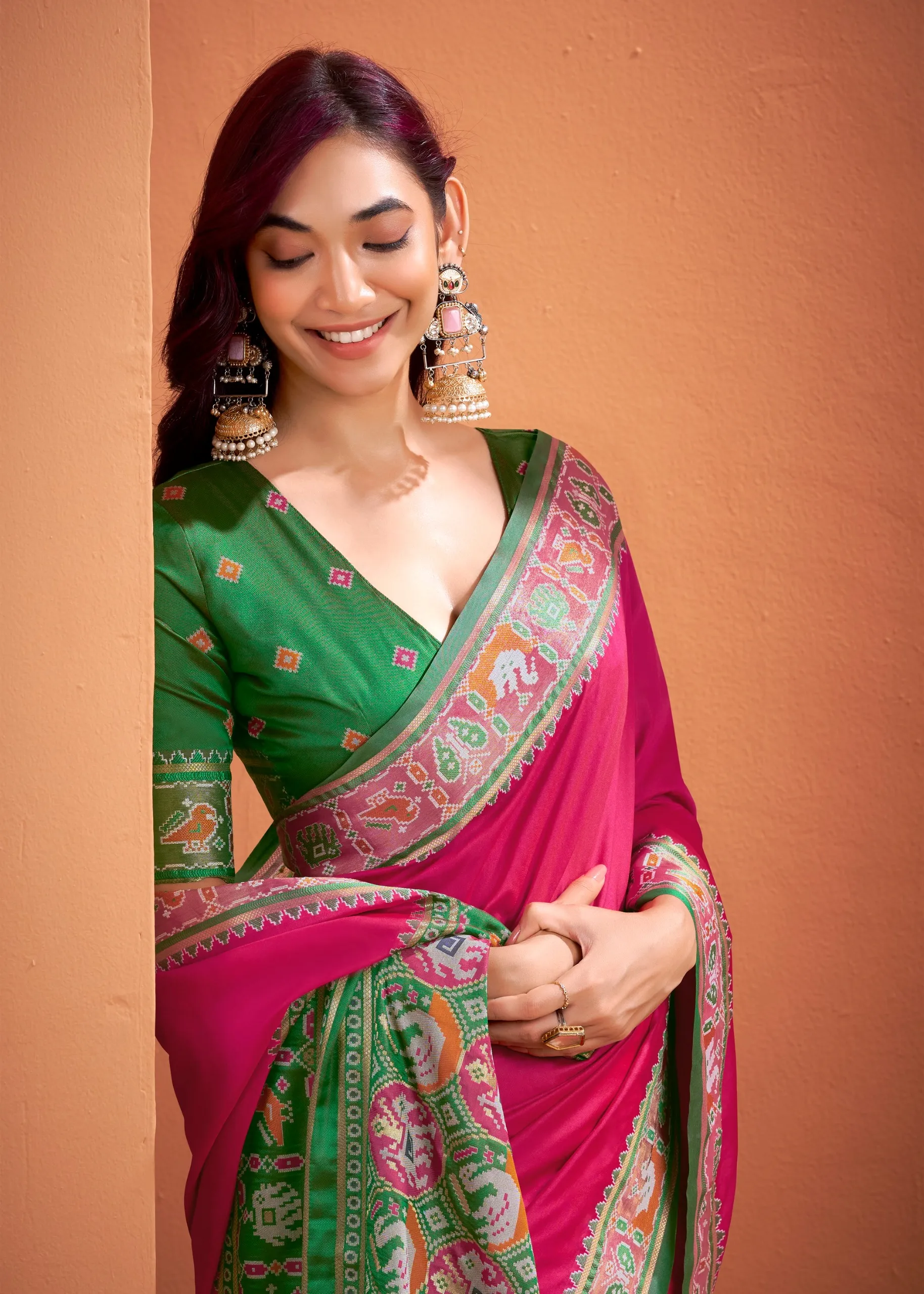 Diwali Pooja Special Patola Sarees