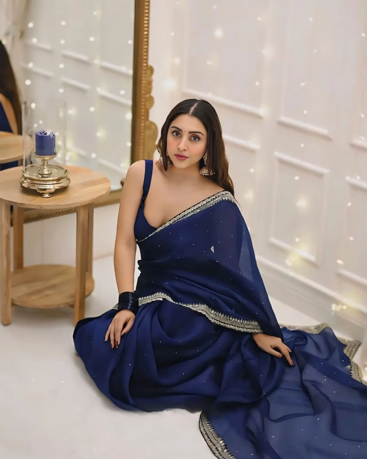 Diwali Wear Organza Border Readymade Saree