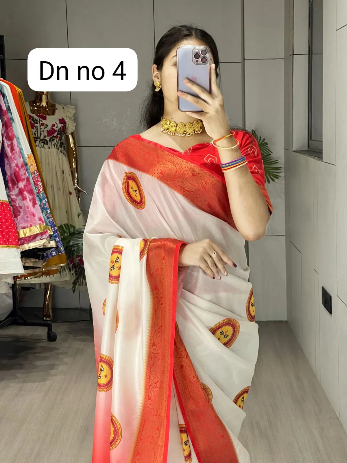 Durga Pooja Saree Design 2025