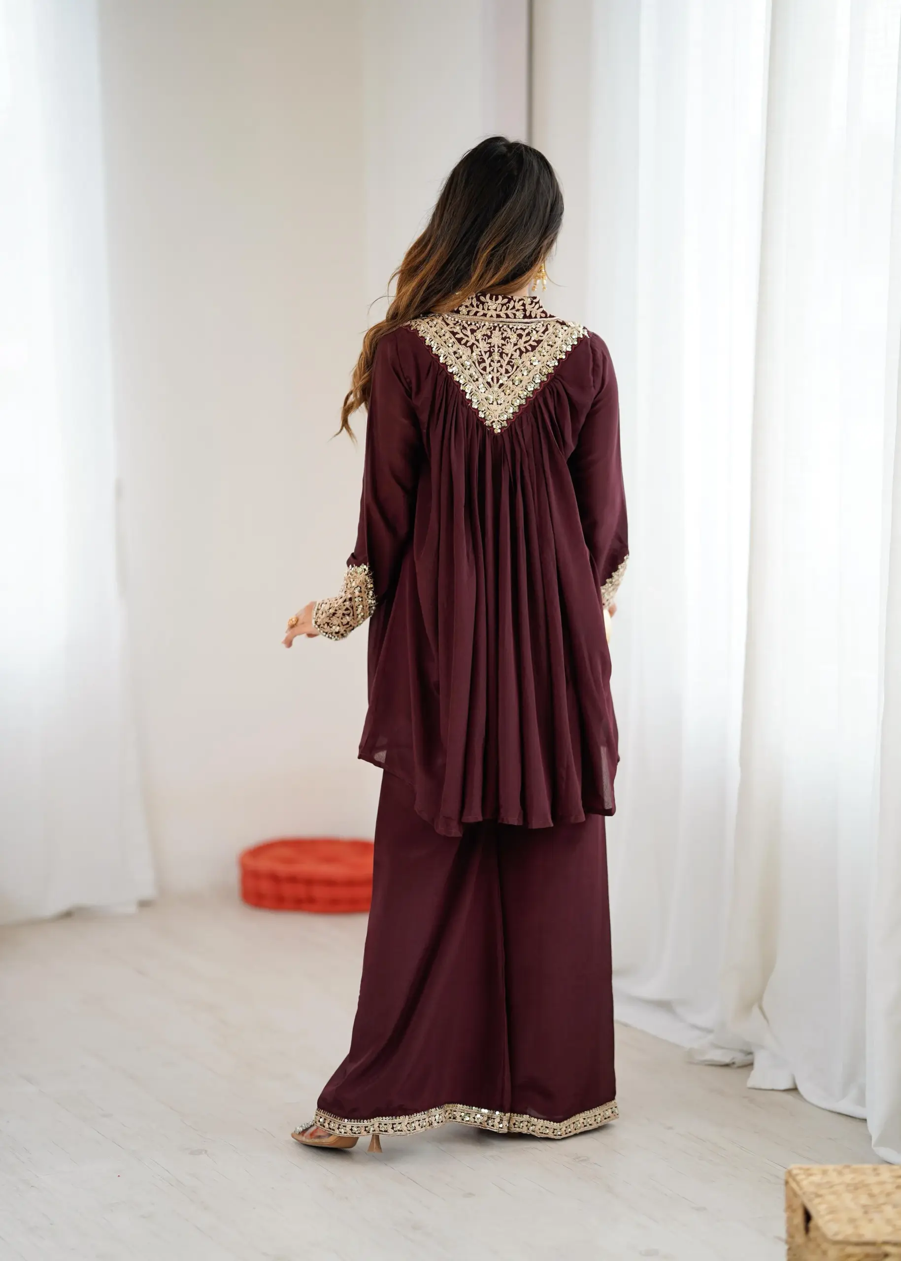 Fancy Heavy Embroidery Co ord Sets