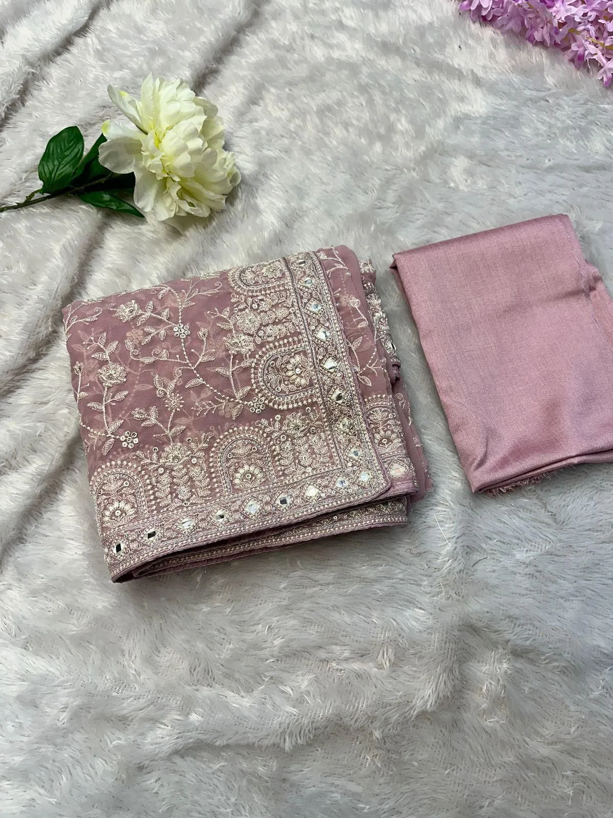 Fancy Wedding Georgette Saree