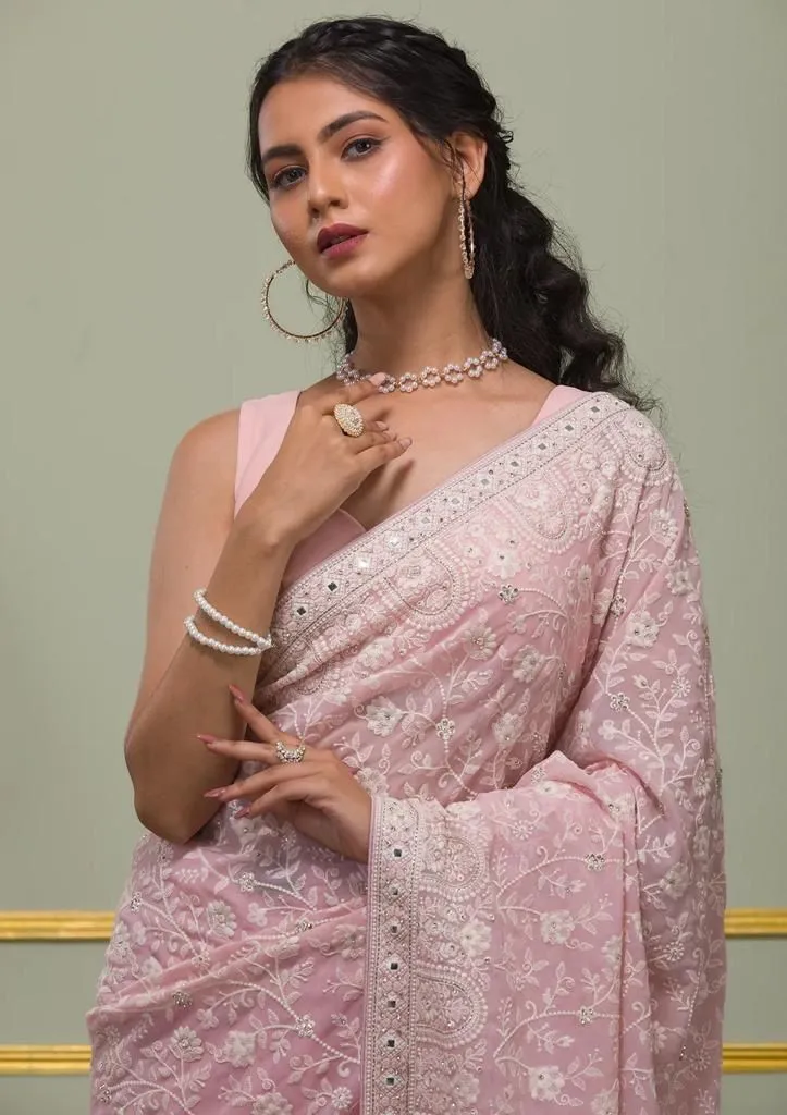 Fancy Wedding Georgette Saree