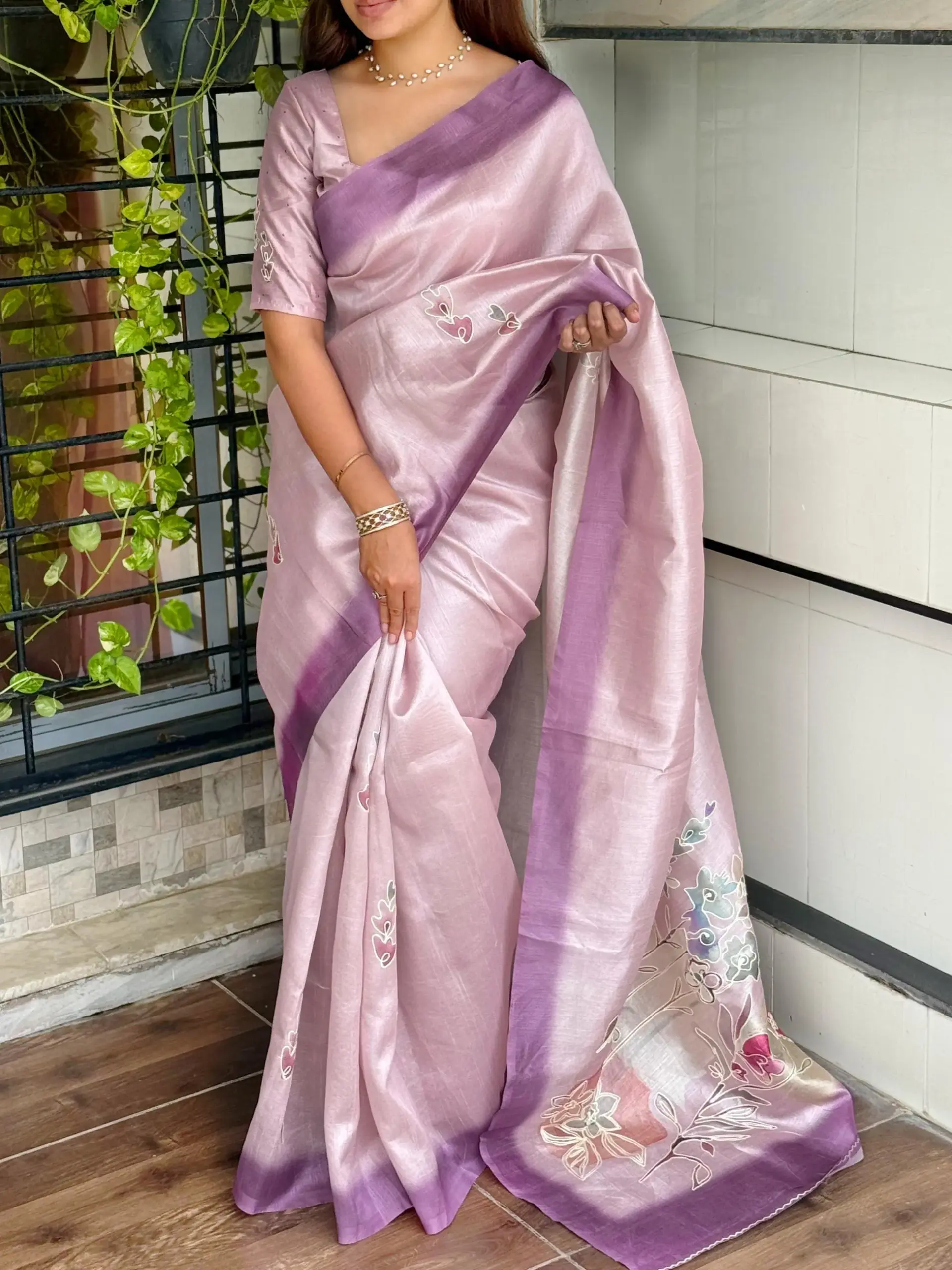 Festival Wear Linen Cotton Sarees