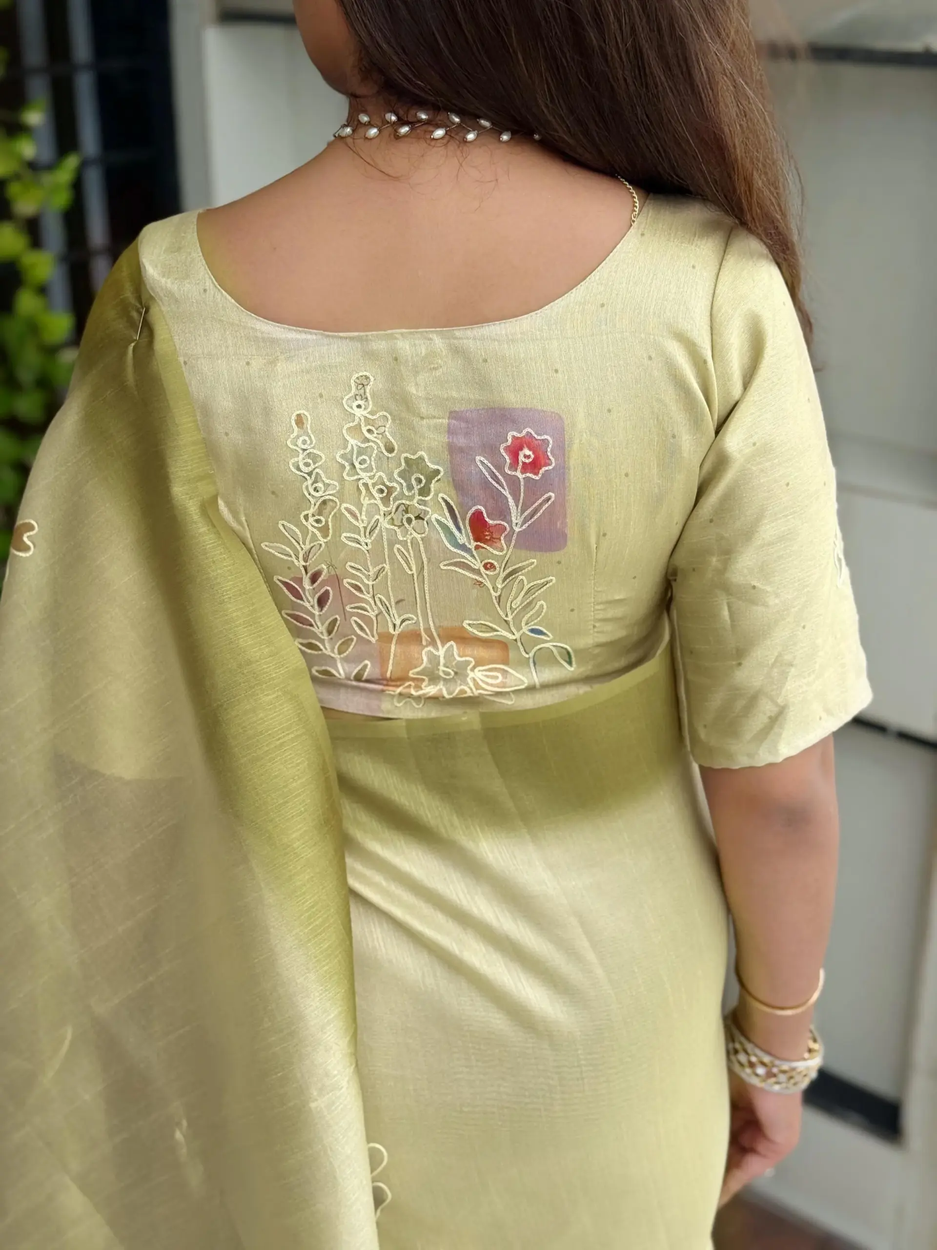 Festival Wear Linen Cotton Sarees