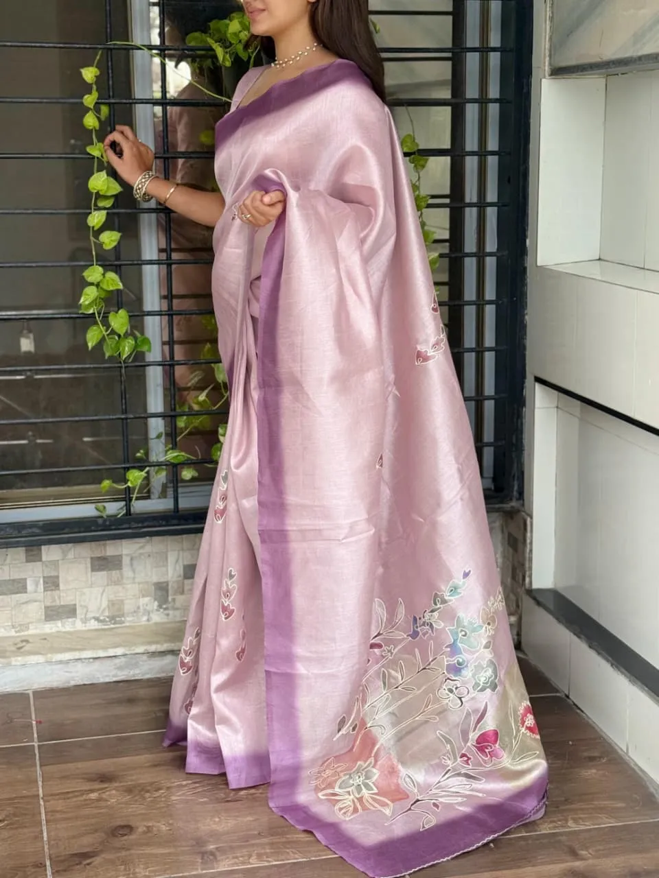 Festival Wear Linen Cotton Sarees