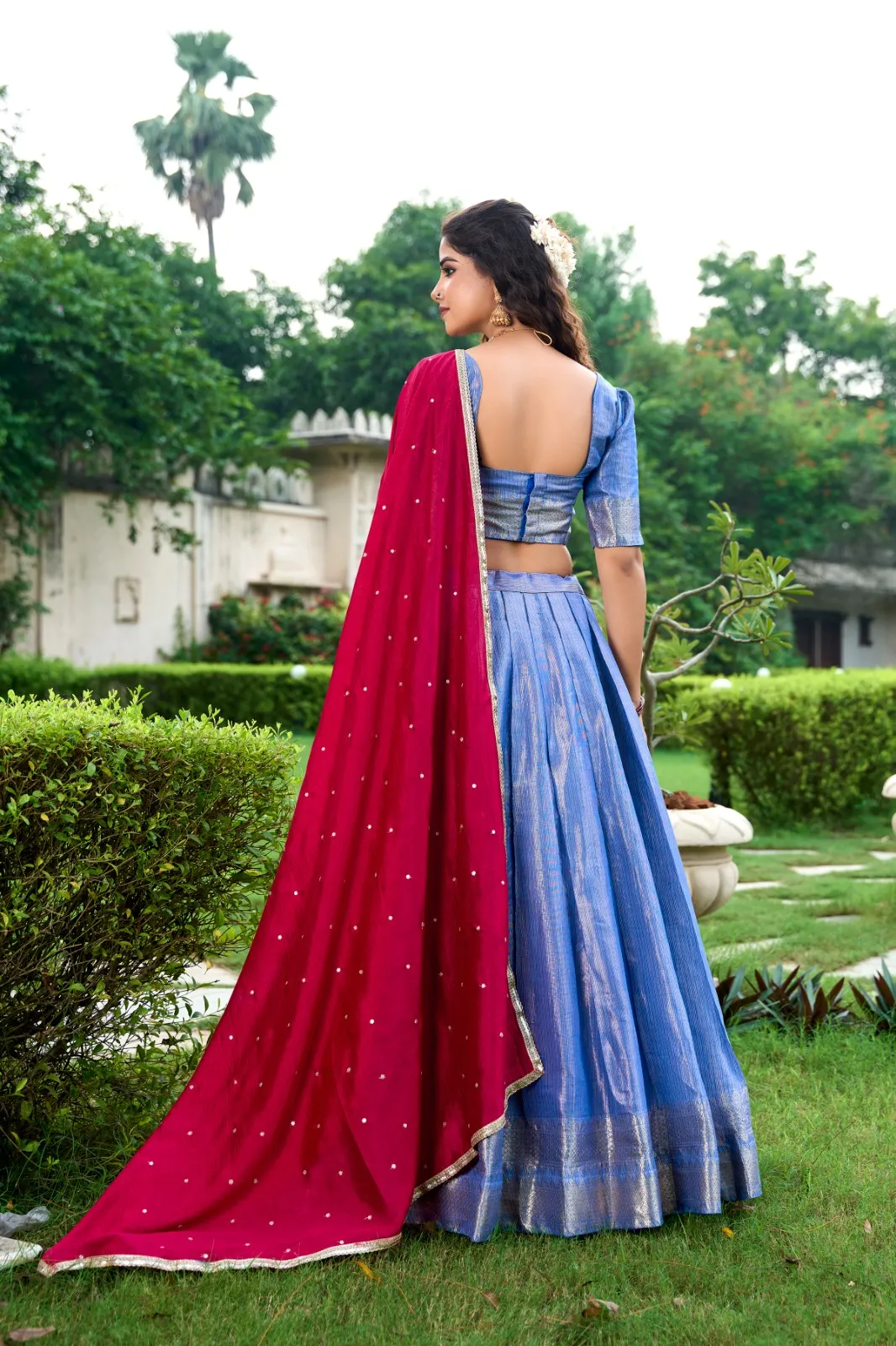 Festive Special Kanchipuram Lehenga Choli