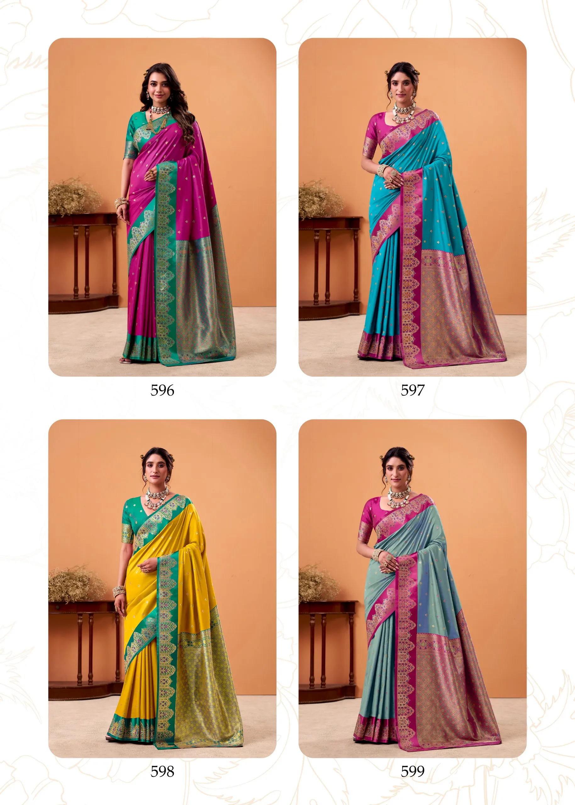 Festive Special Satin Silk Sarees