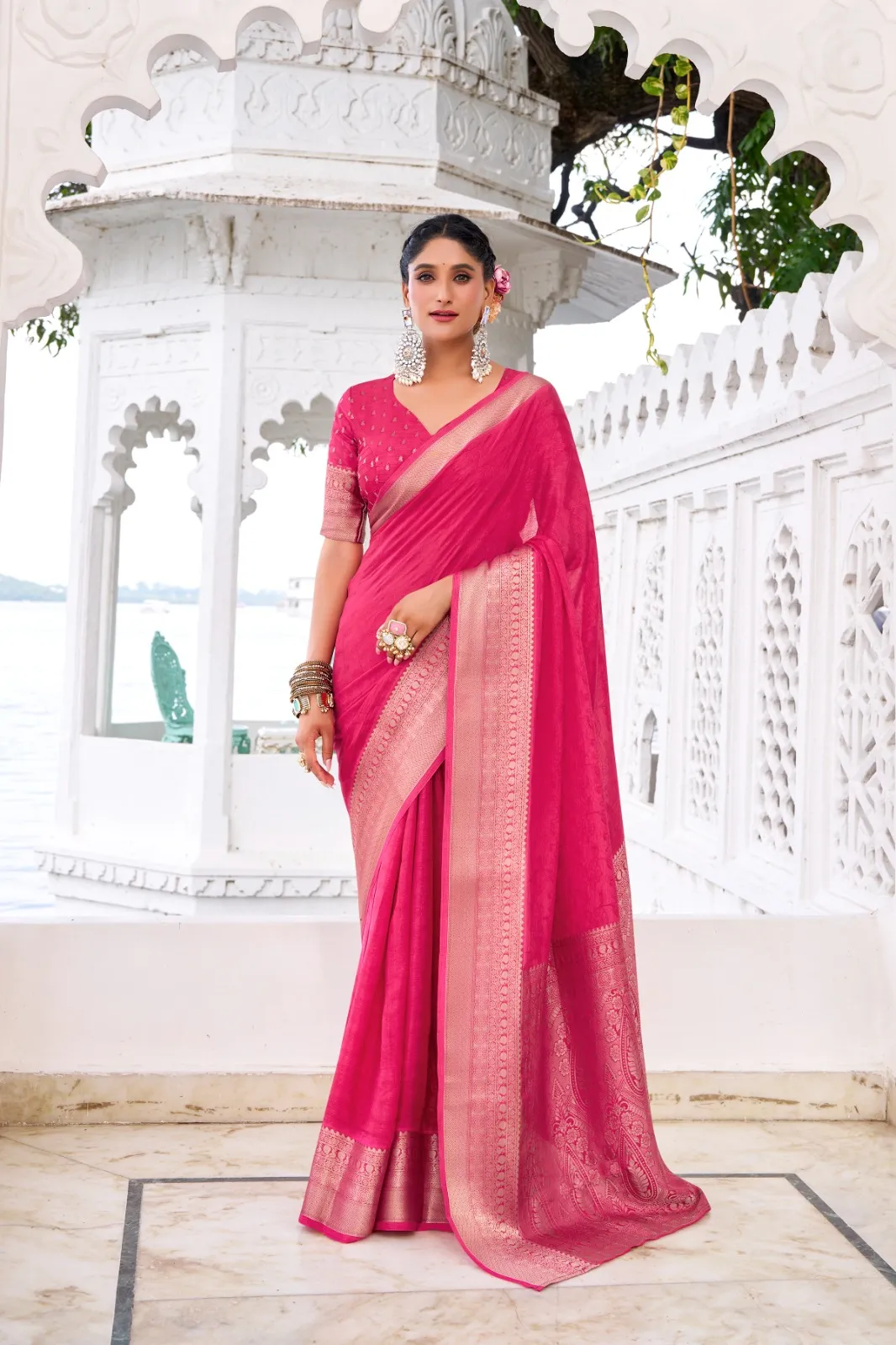 Festive Special Stylish Pallu Saree