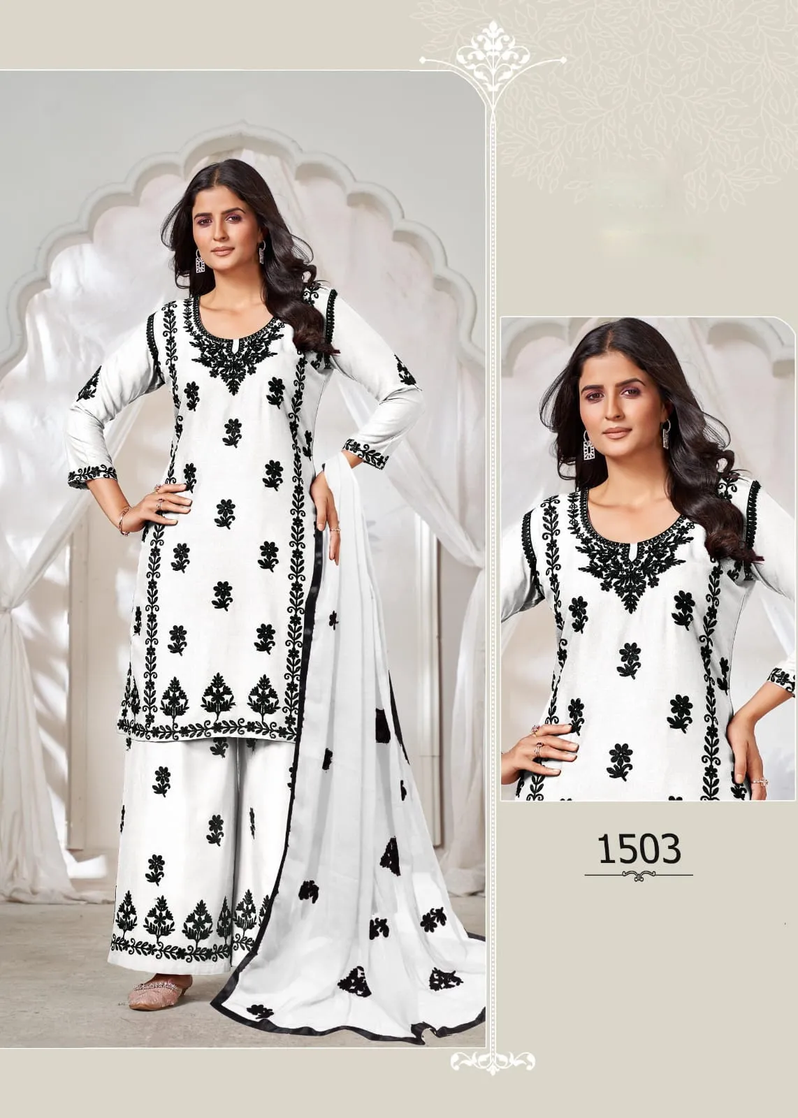 Festive Wear 3piece Kurti Set
