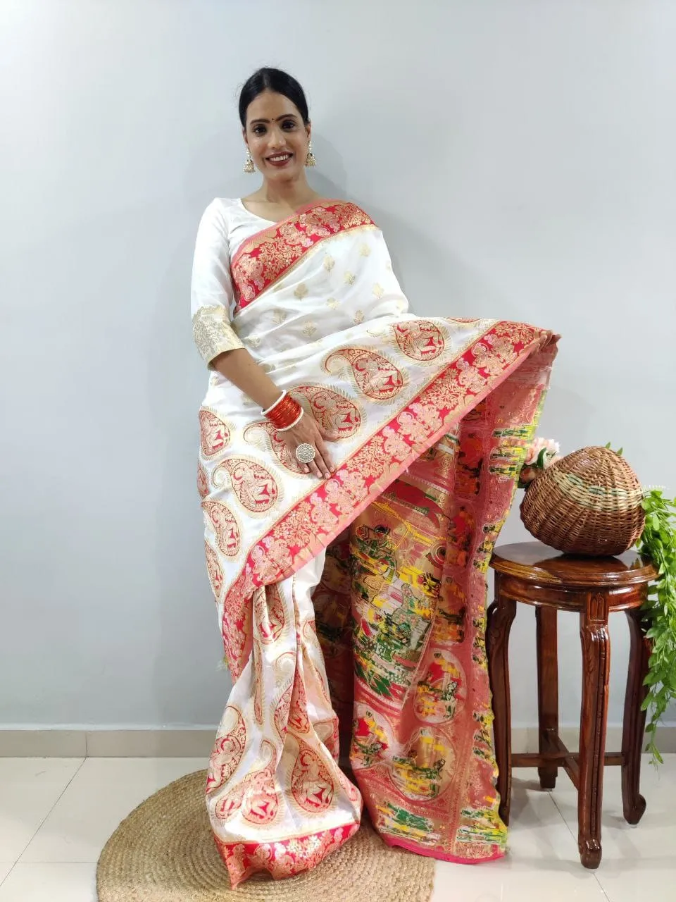 Festive Wear Banarasi Silk RTW Saree