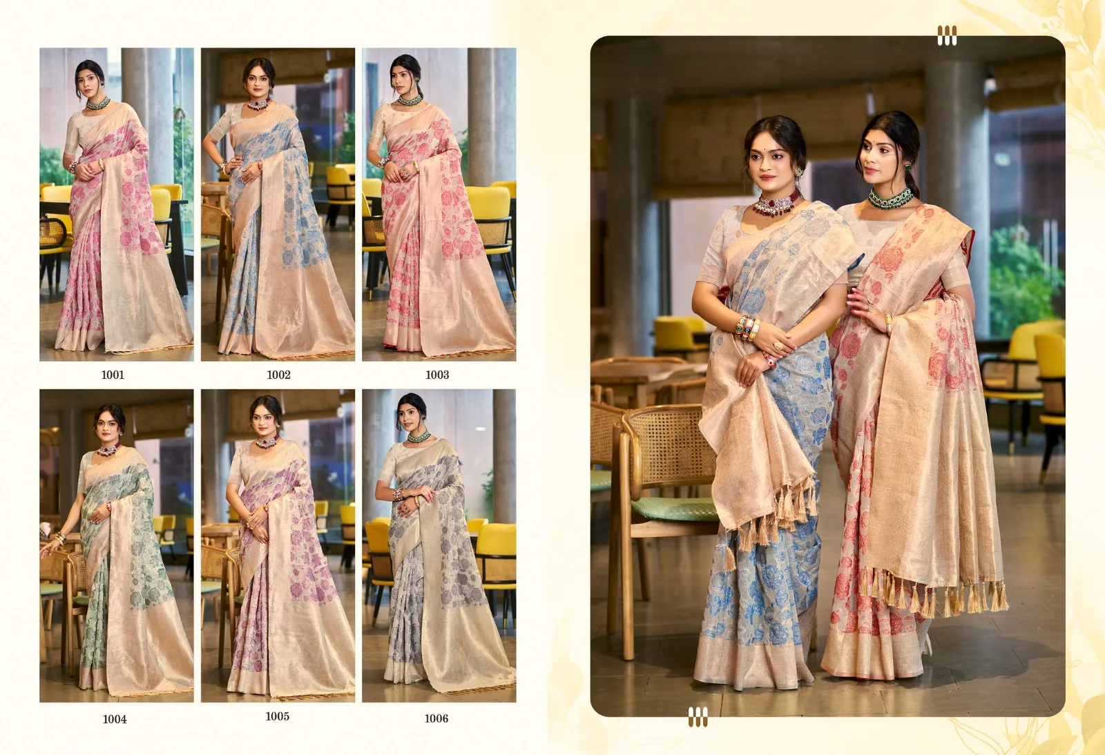 Festive Wear Cotton Silk Sarees Pastel colors
