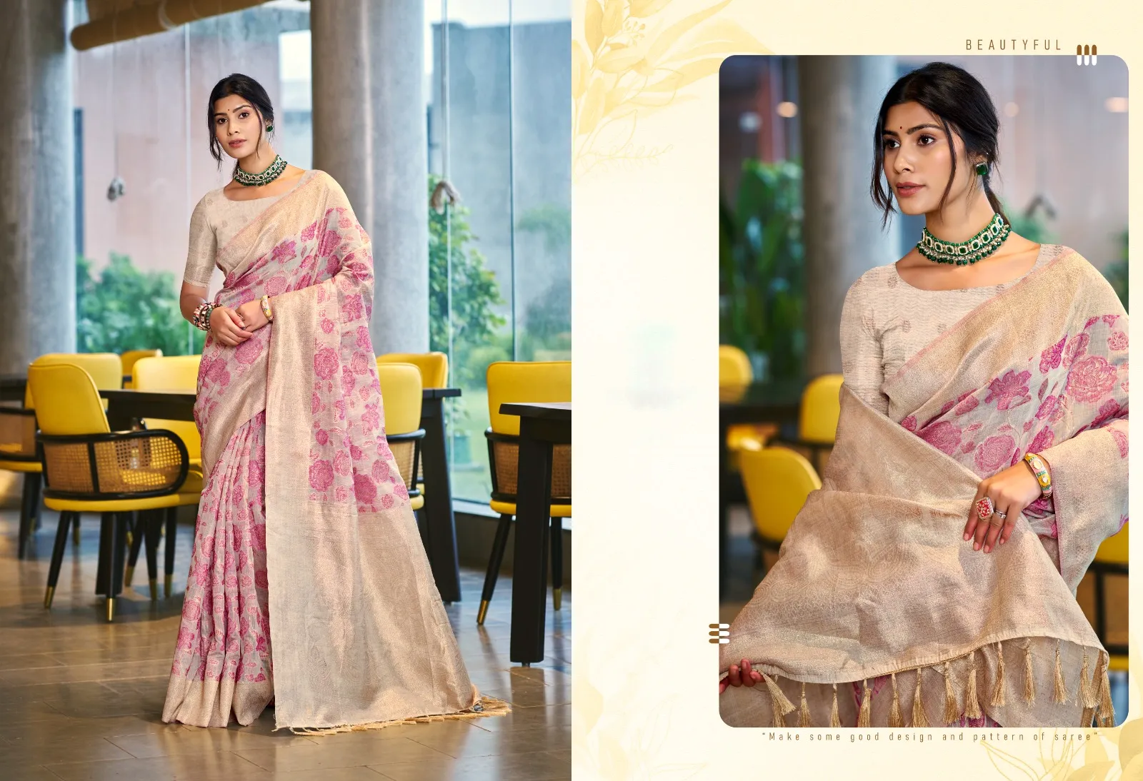 Festive Wear Cotton Silk Sarees Pastel colors