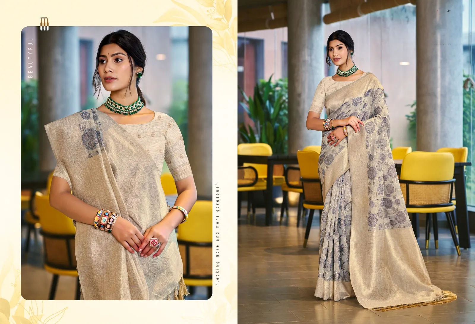 Festive Wear Cotton Silk Sarees Pastel colors