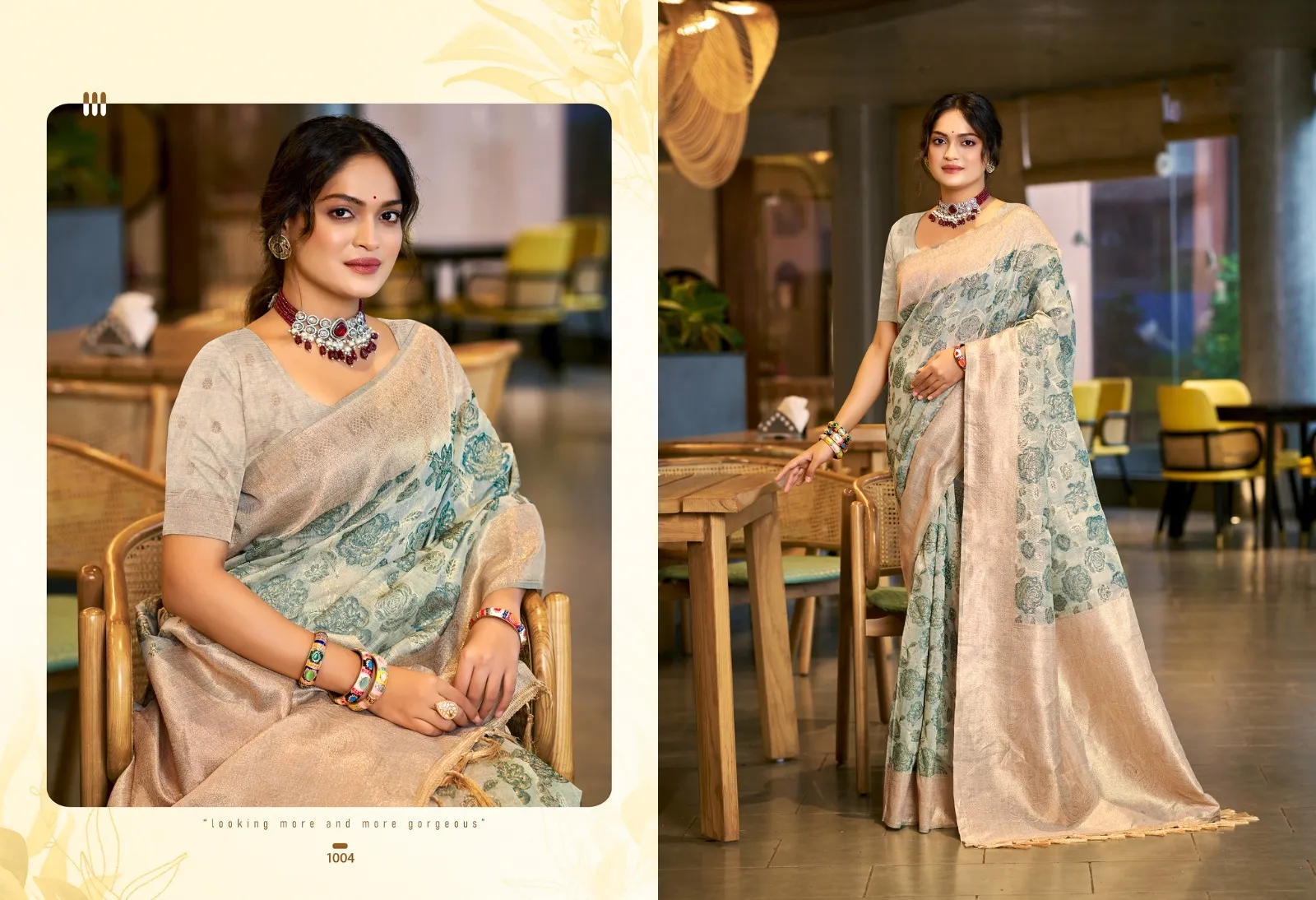 Festive Wear Cotton Silk Sarees Pastel colors