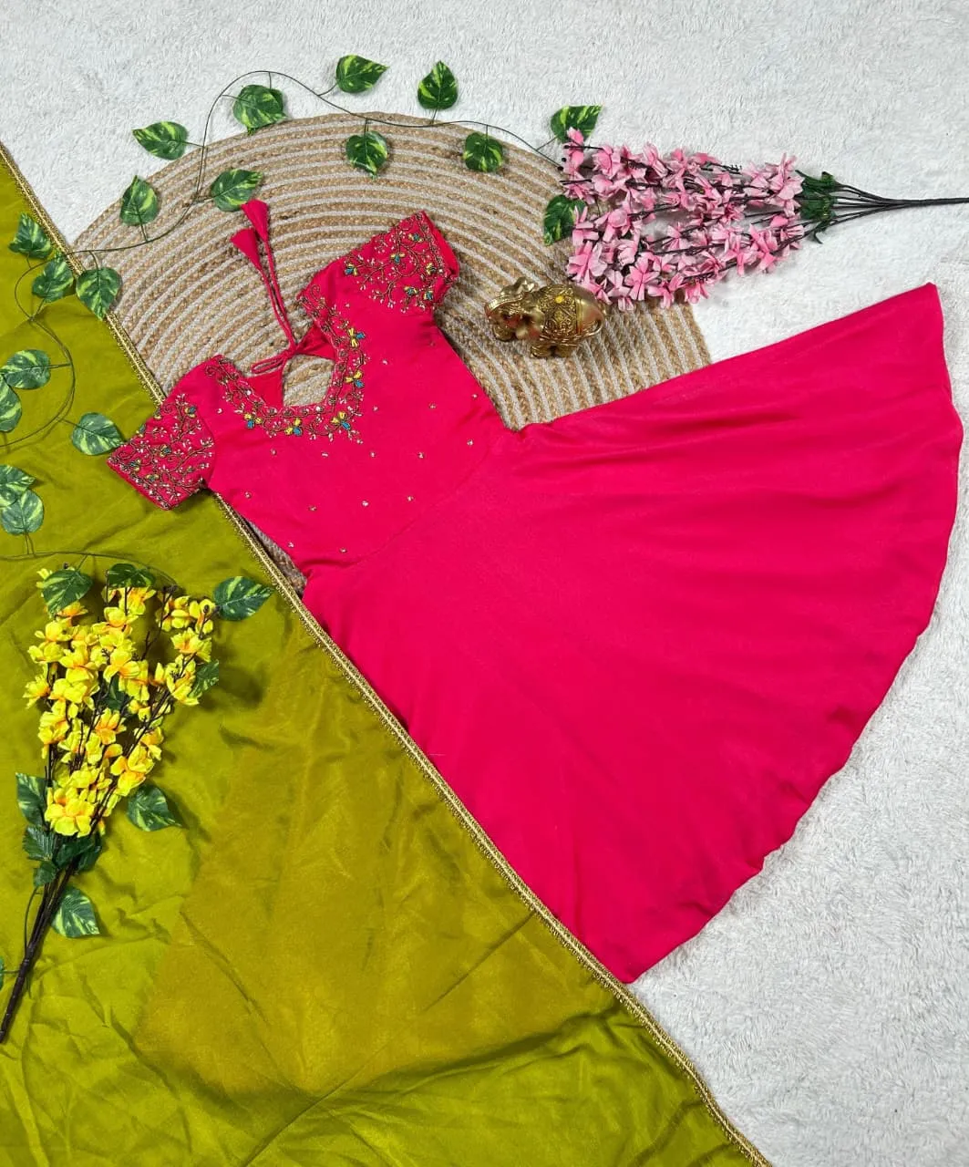 Festive Wear Handwork Kids Gown