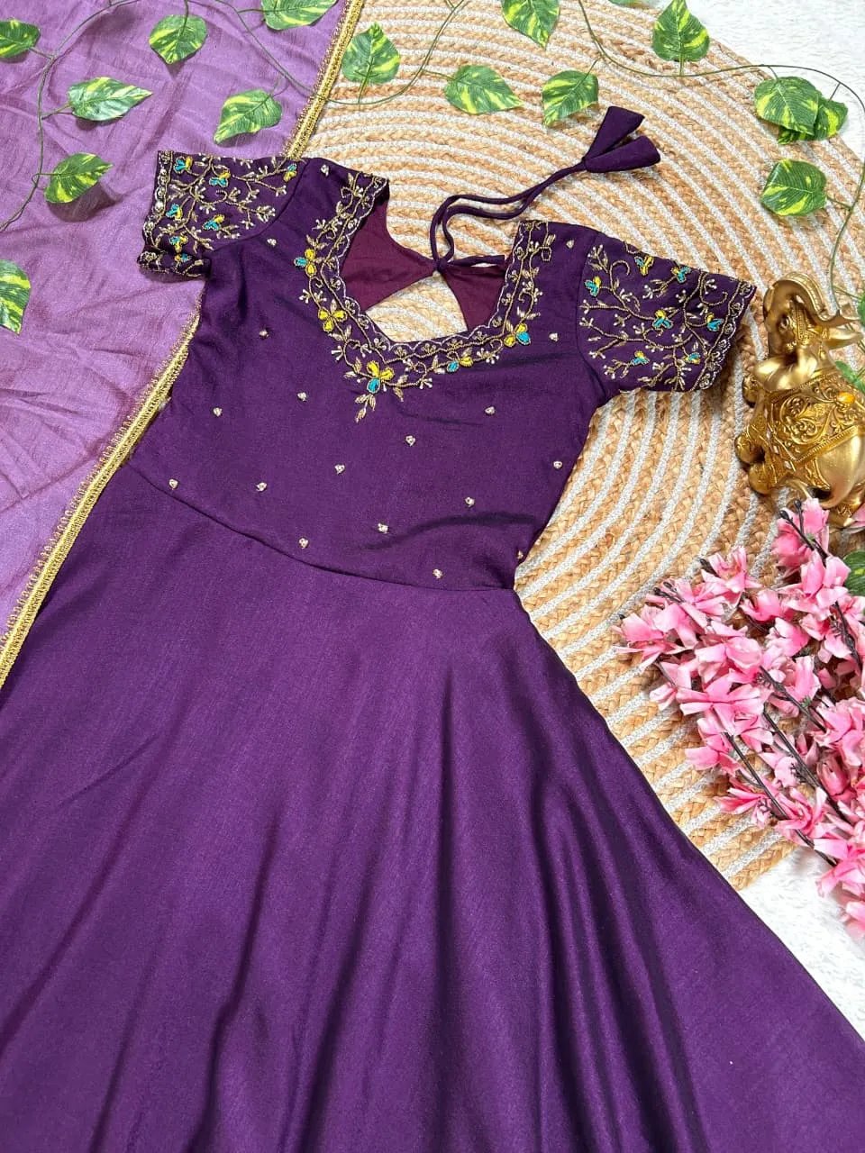 Festive Wear Handwork Kids Gown