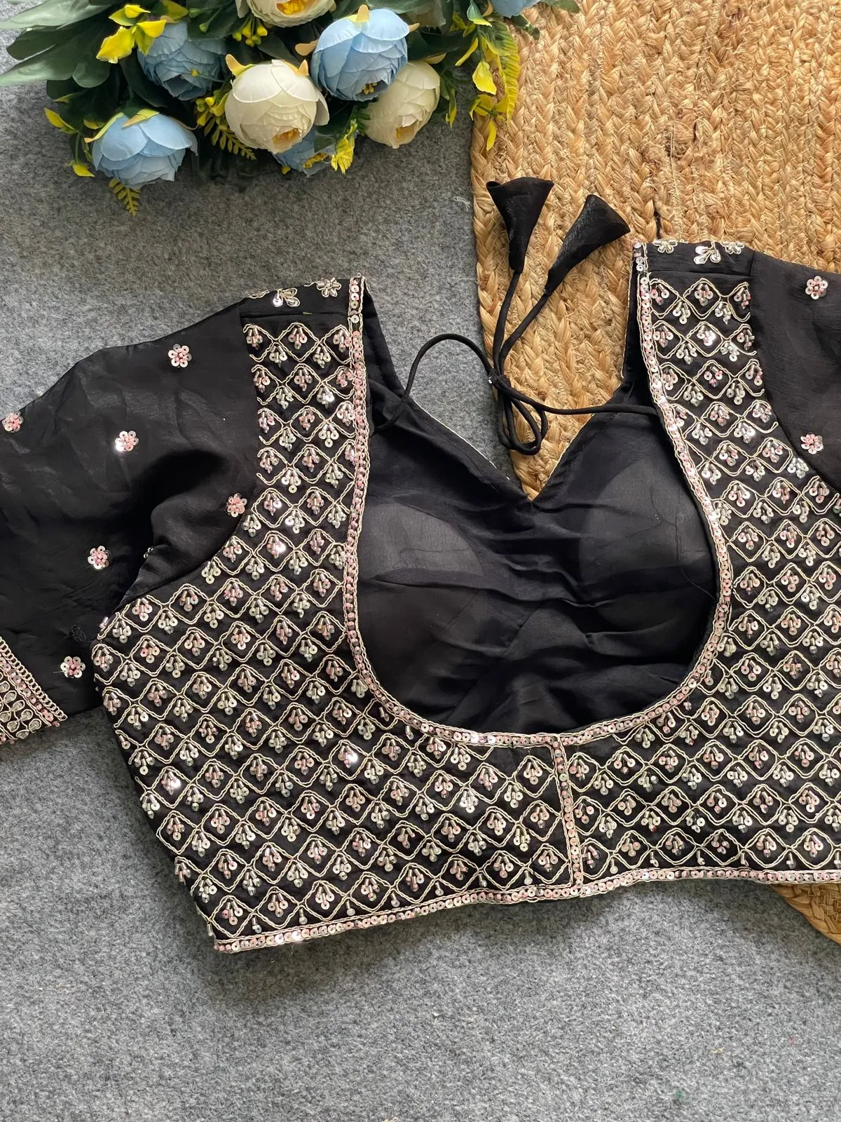 Festive Wear Handwork Readymade Blouse