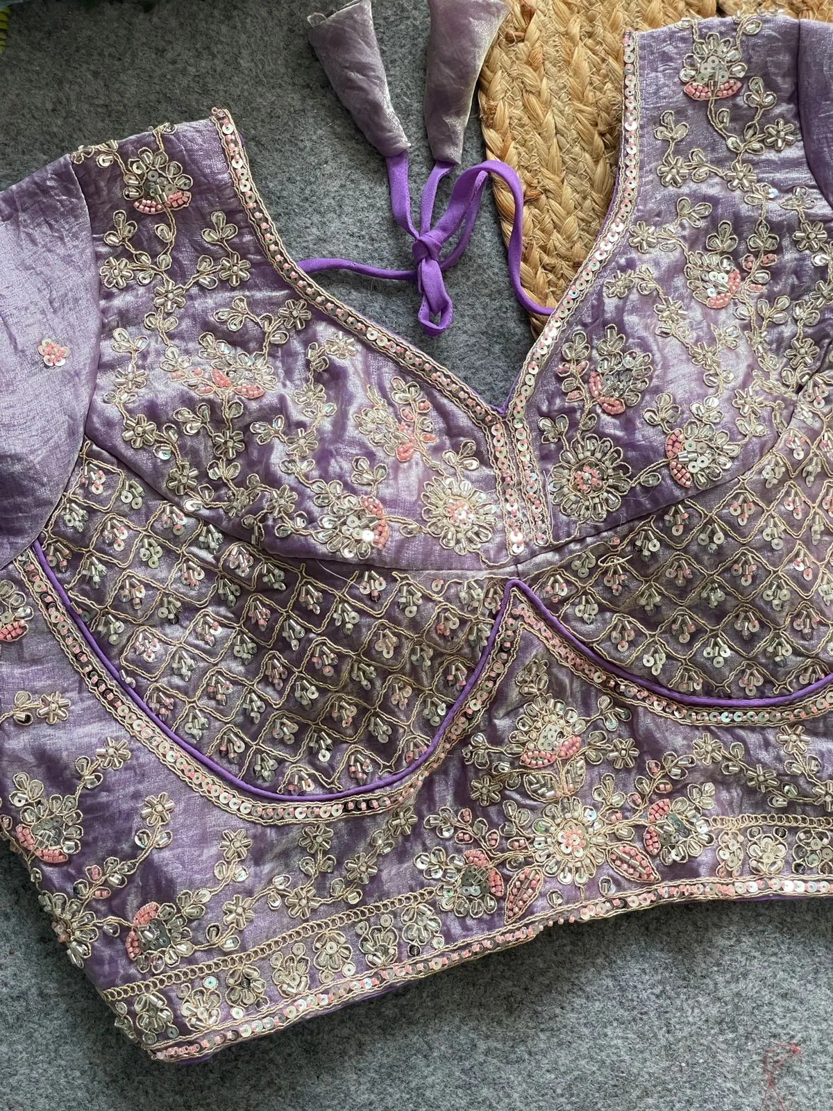 Festive Wear Handwork Readymade Blouse