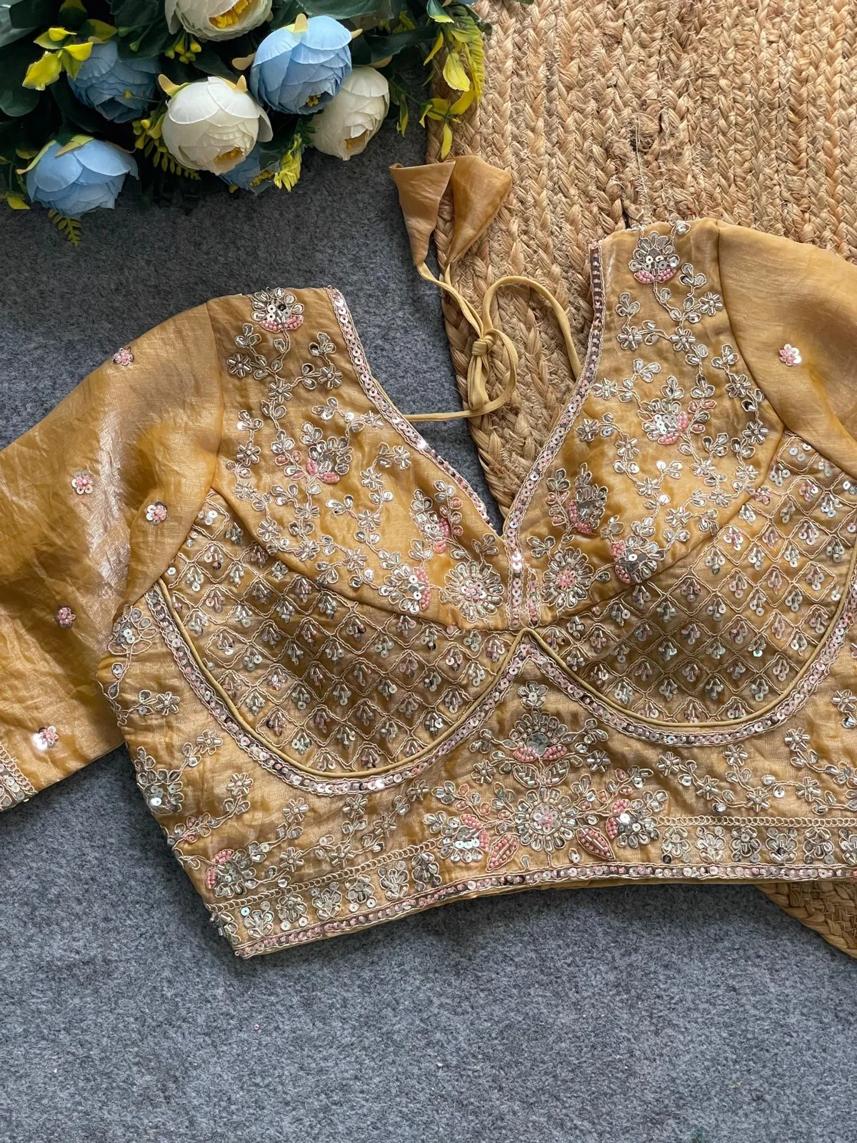 Festive Wear Handwork Readymade Blouse