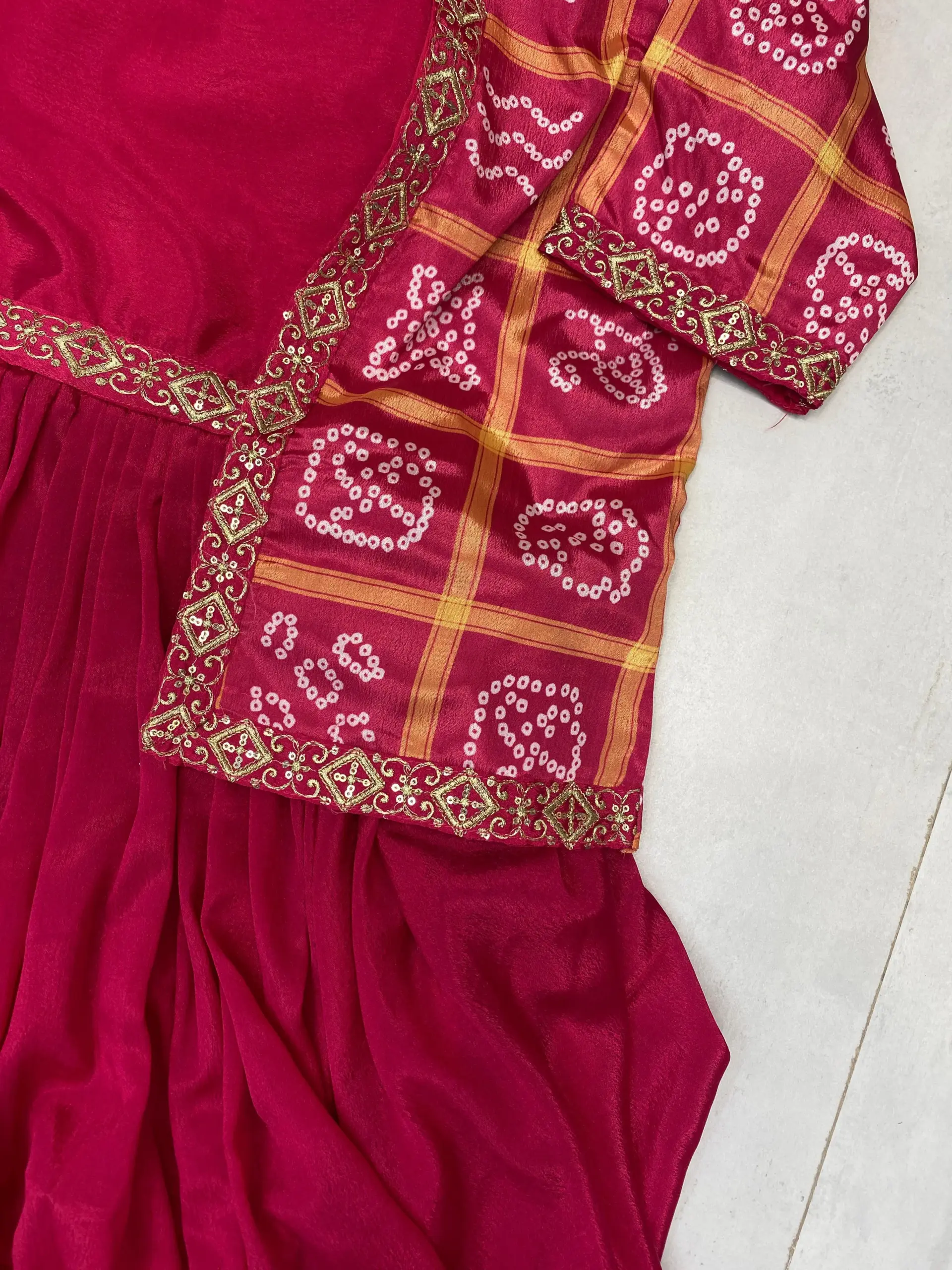 Festive wear One Piece Cowl Dress with Shrug