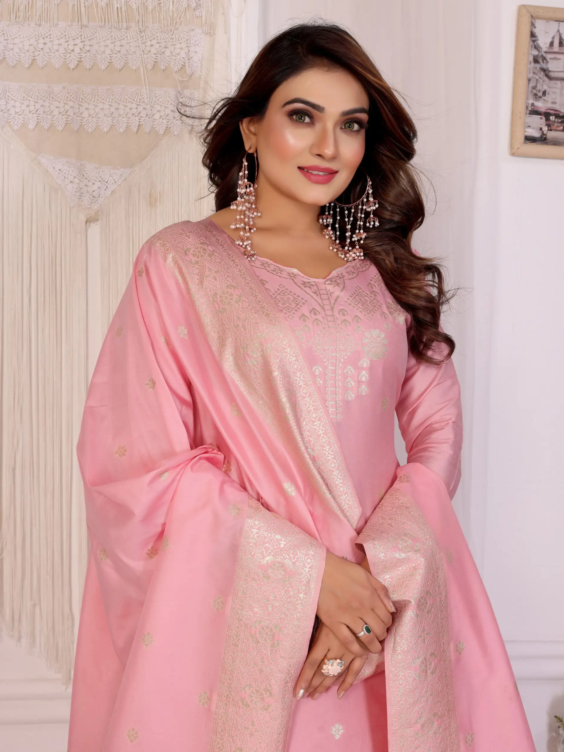 Festive Wear Paithani Silk Suit