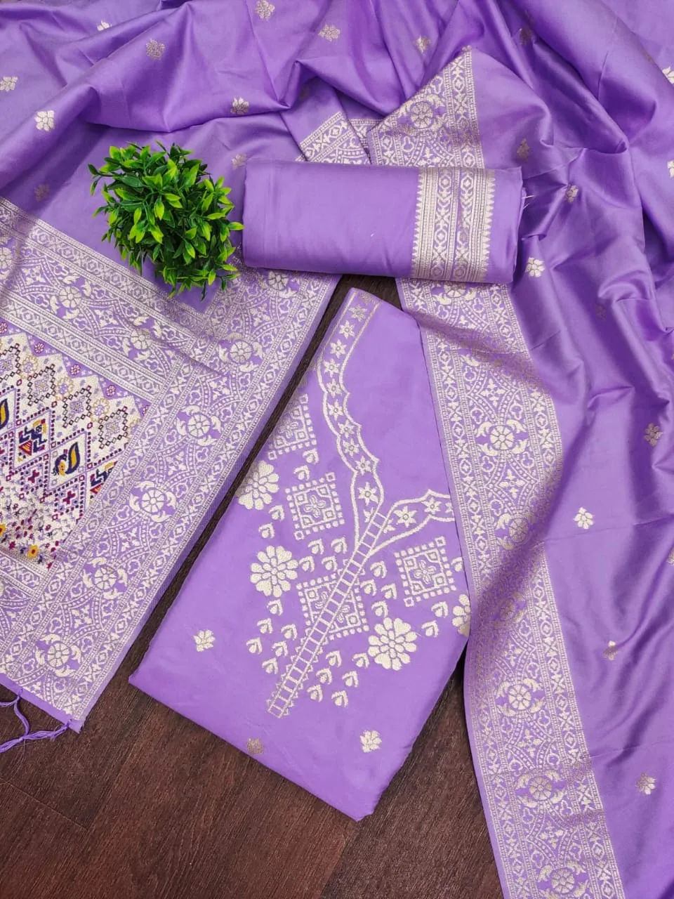 Festive Wear Paithani Silk Suit