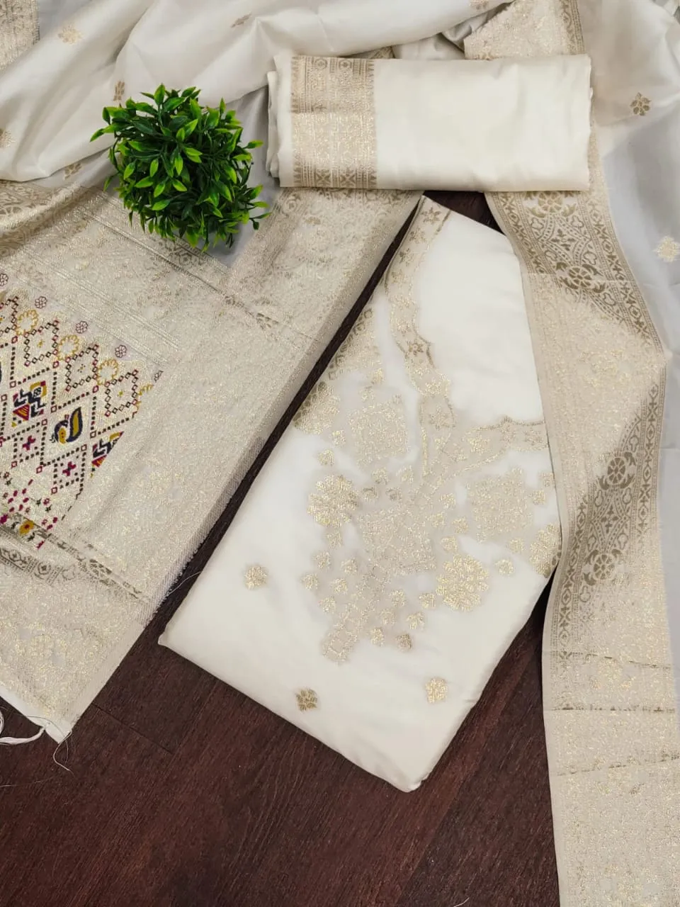 Festive Wear Paithani Silk Suit